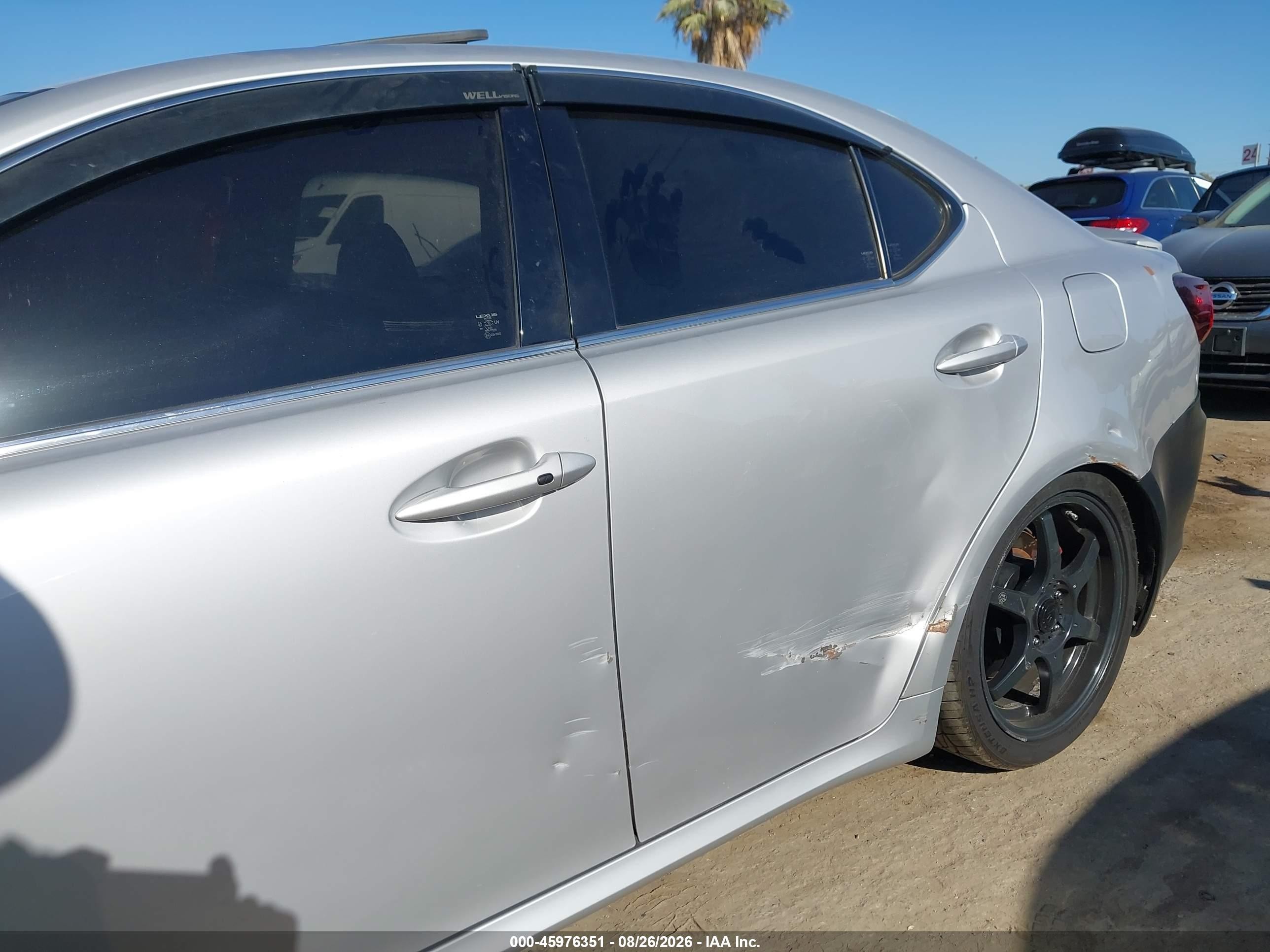 2006 Lexus Is 350 Silver vin: JTHBE262765000974