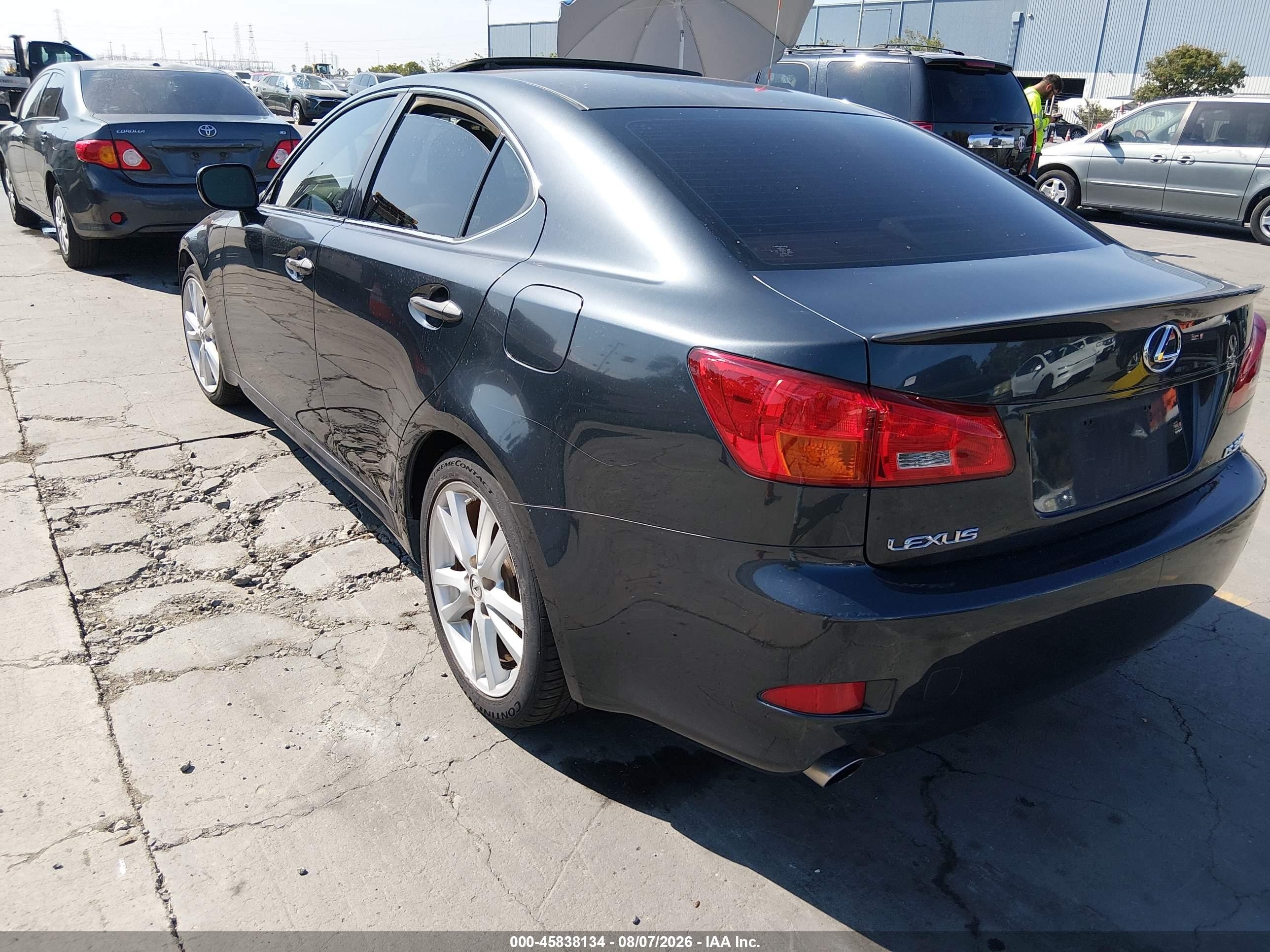 2006 Lexus Is 350   Gray vin: JTHBE262765011599