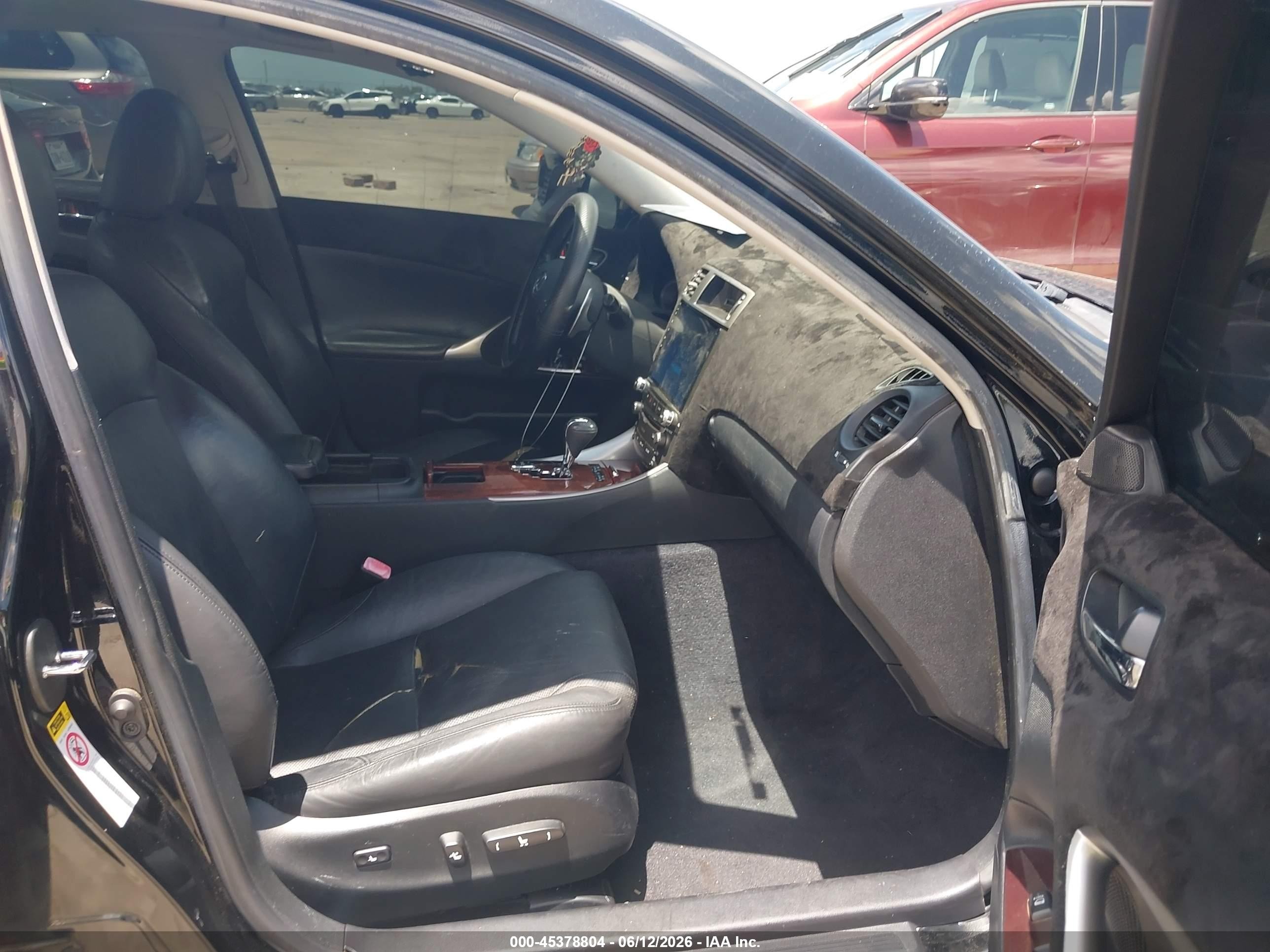 2007 Lexus Is 350   Black vin: JTHBE262772011511