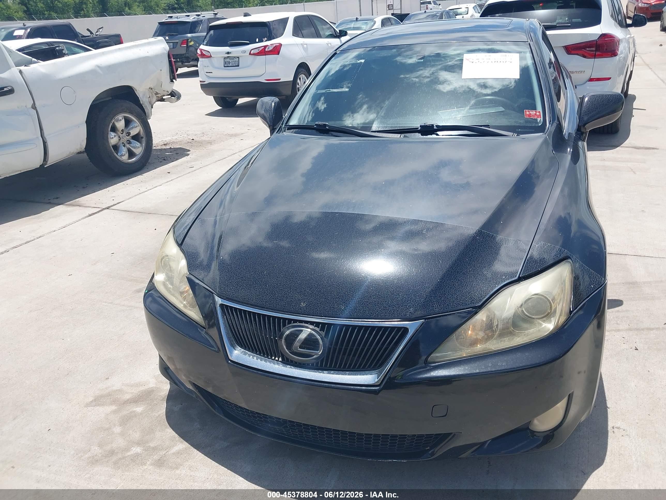 2007 Lexus Is 350   Black vin: JTHBE262772011511