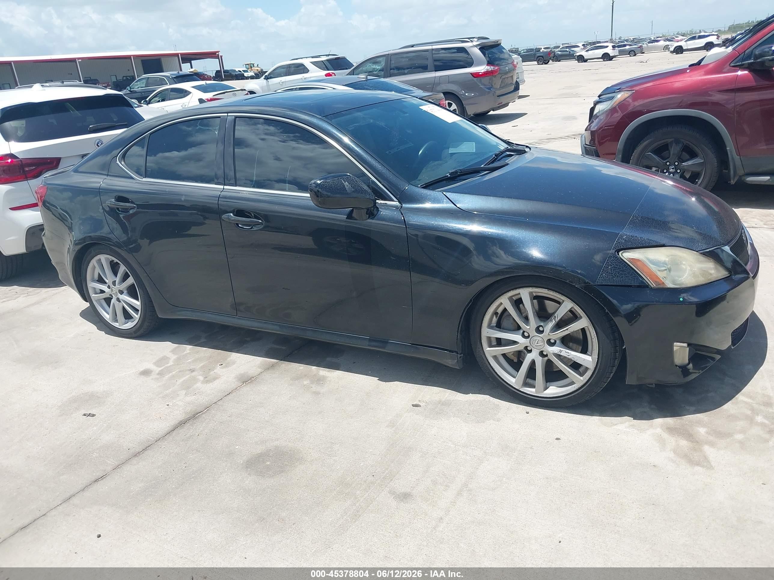 2007 Lexus Is 350   Black vin: JTHBE262772011511