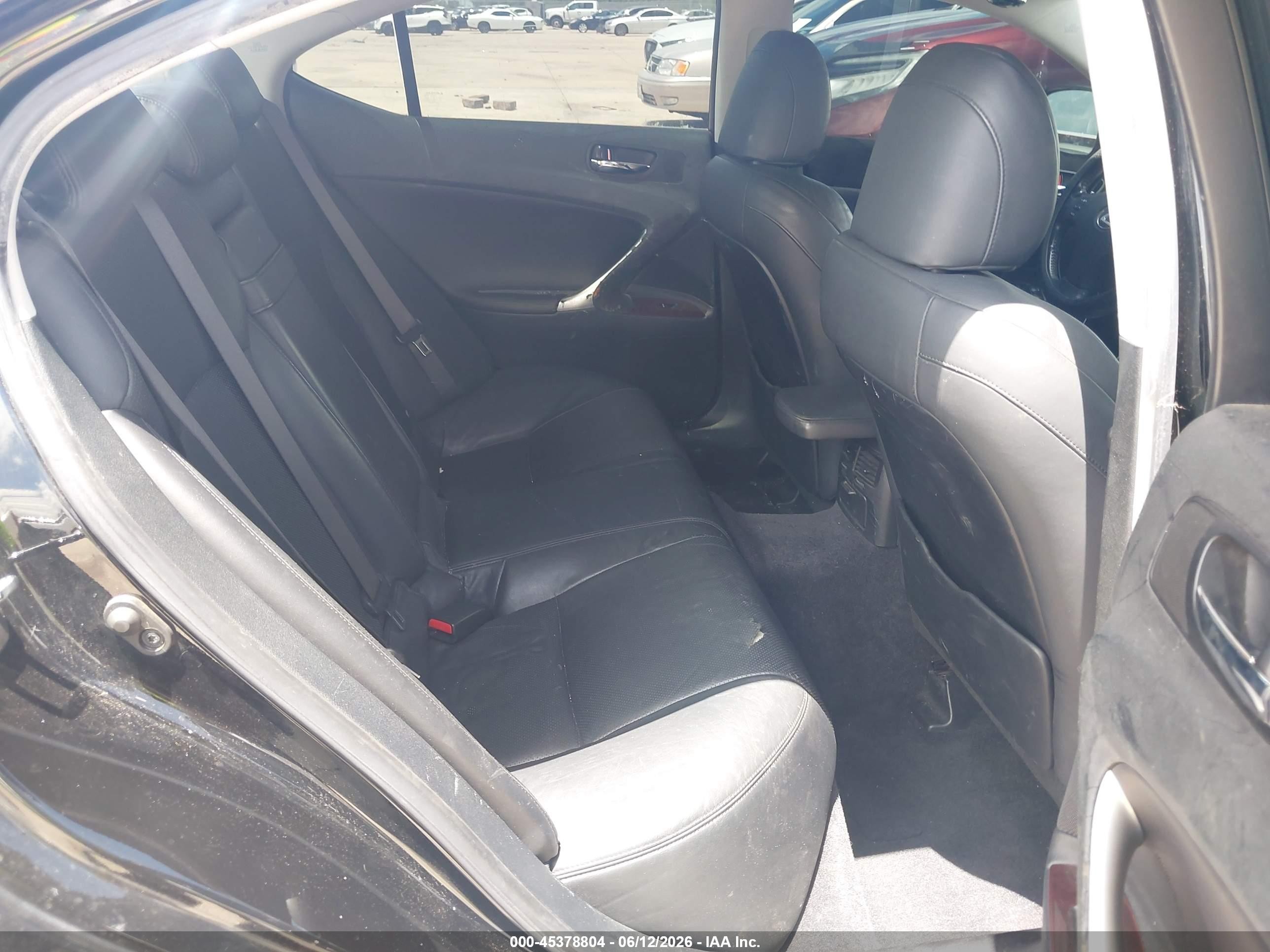 2007 Lexus Is 350   Black vin: JTHBE262772011511