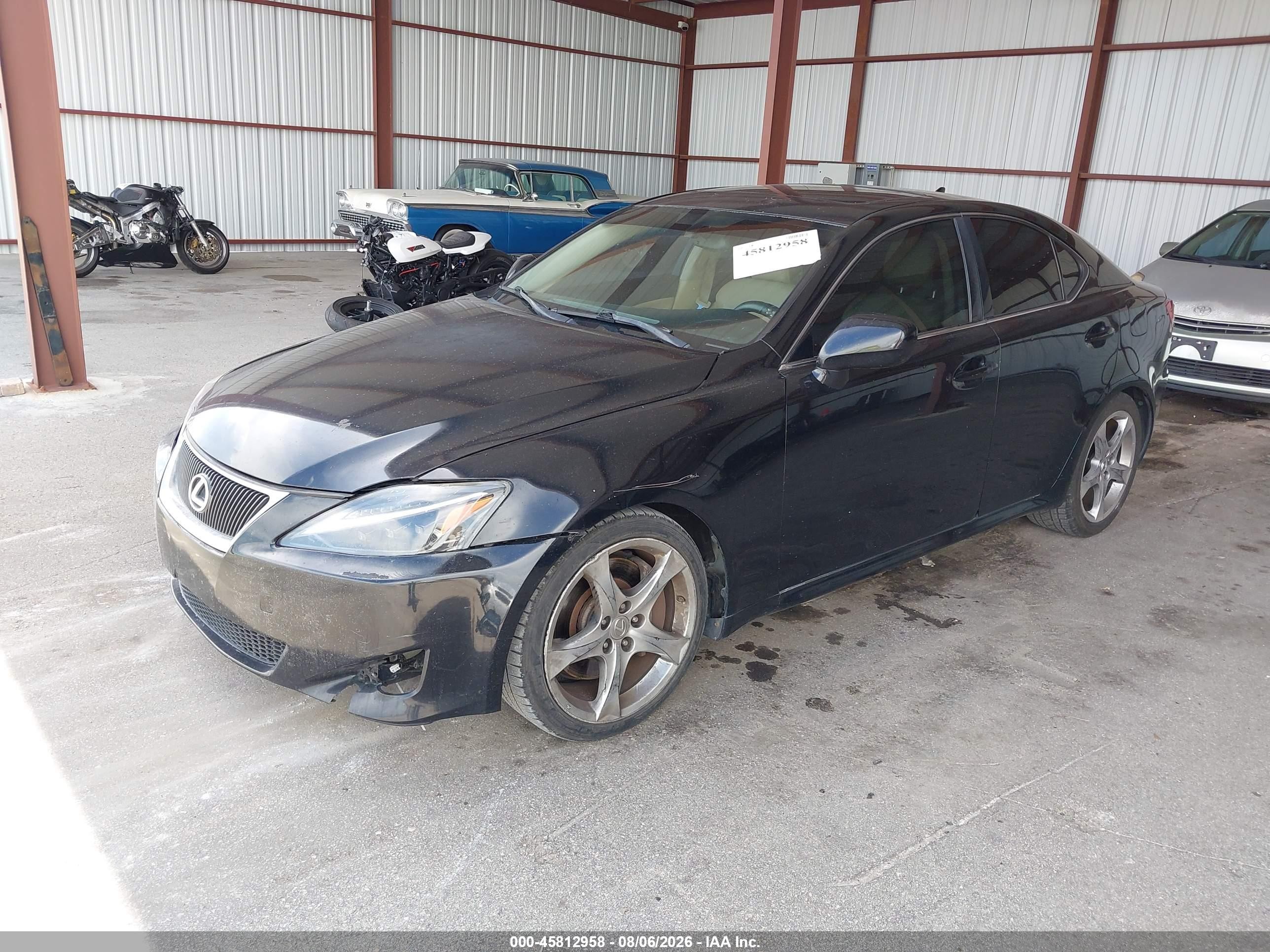 2008 Lexus Is 350   Black vin: JTHBE262782015799