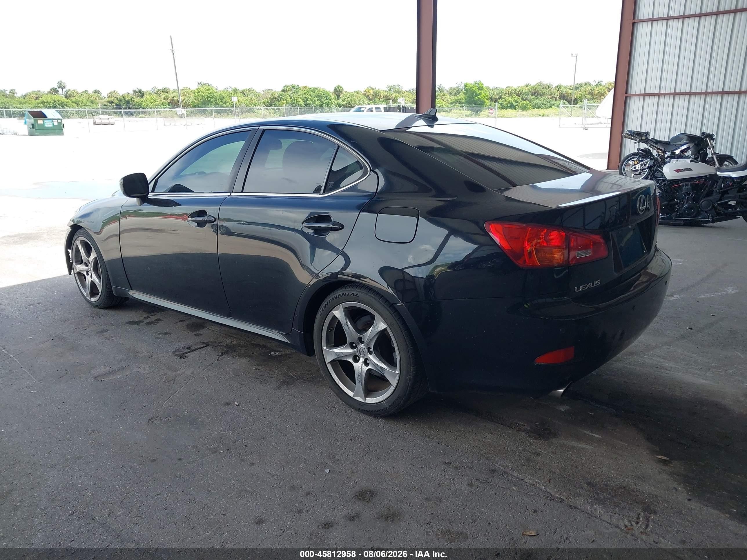 2008 Lexus Is 350   Black vin: JTHBE262782015799
