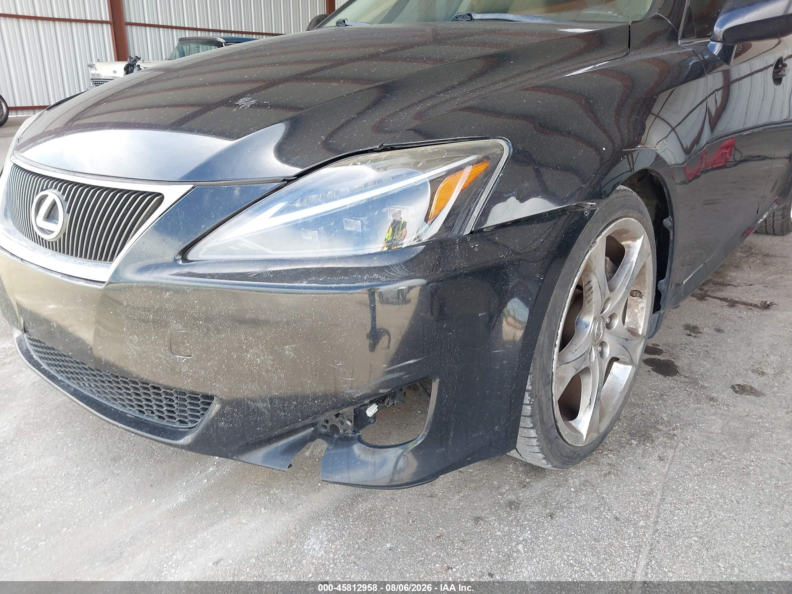 2008 Lexus Is 350   Black vin: JTHBE262782015799