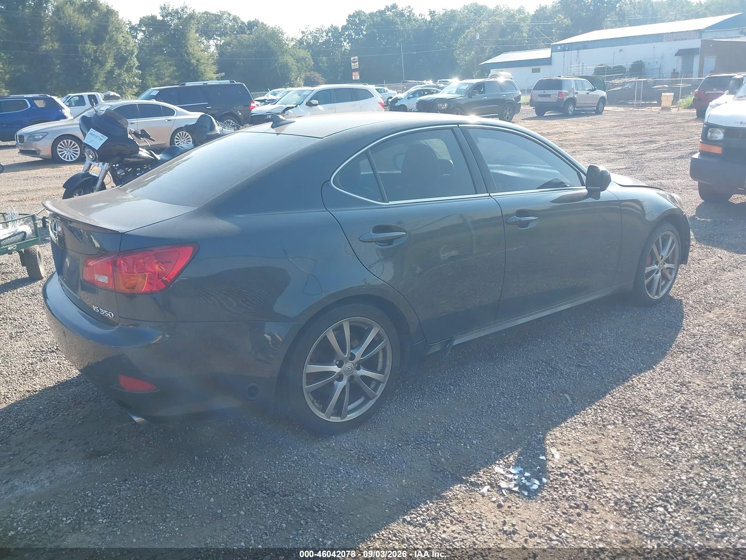 2008 Lexus Is 350   Blue vin: JTHBE262785020595