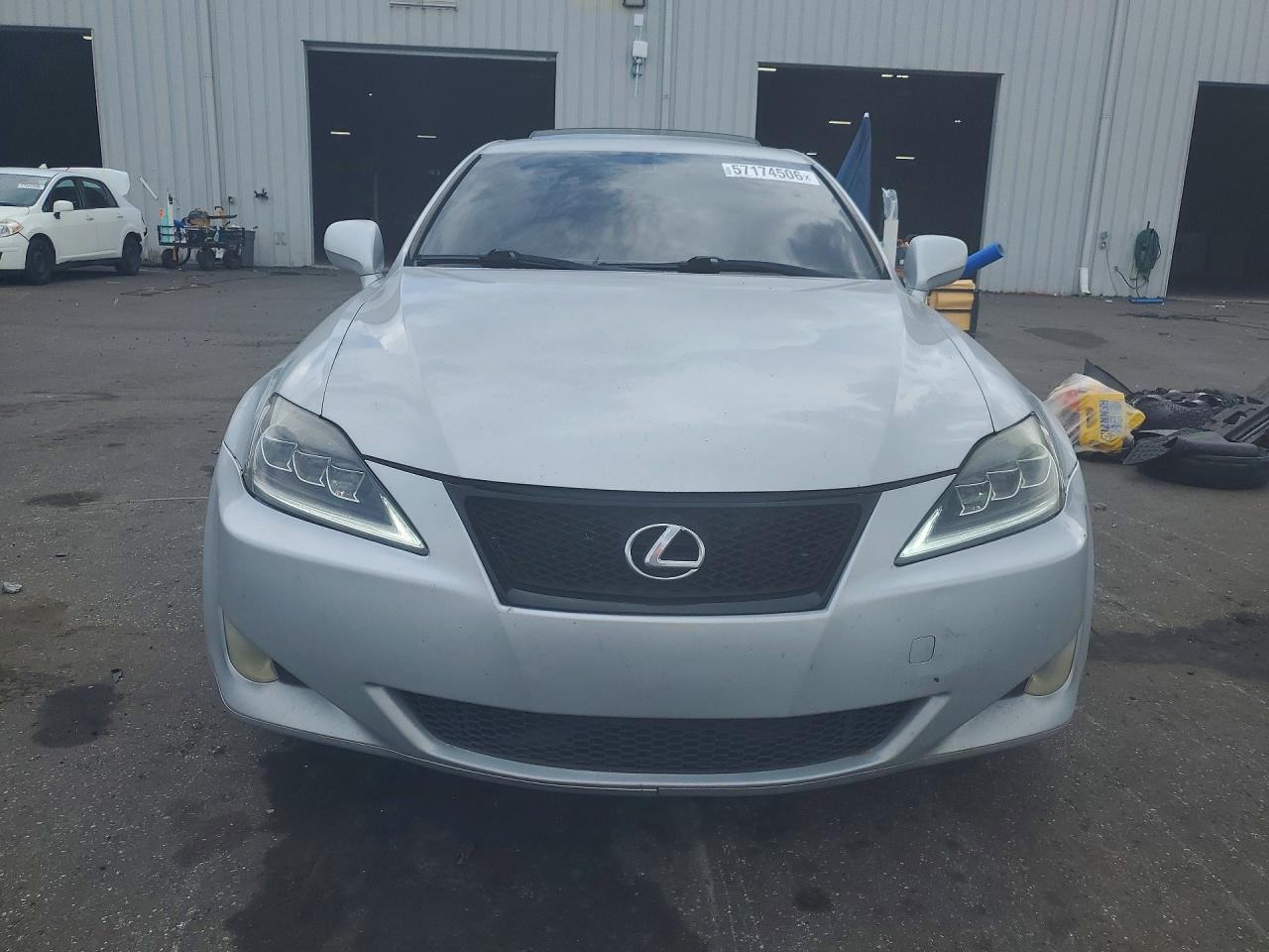 2008 Lexus Is 350 Silver vin: JTHBE262785021603