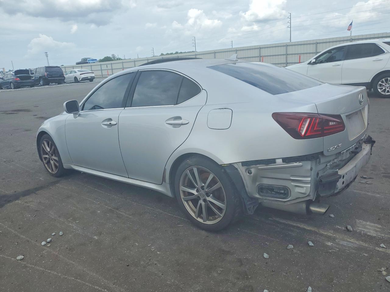 2008 Lexus Is 350 Silver vin: JTHBE262785021603