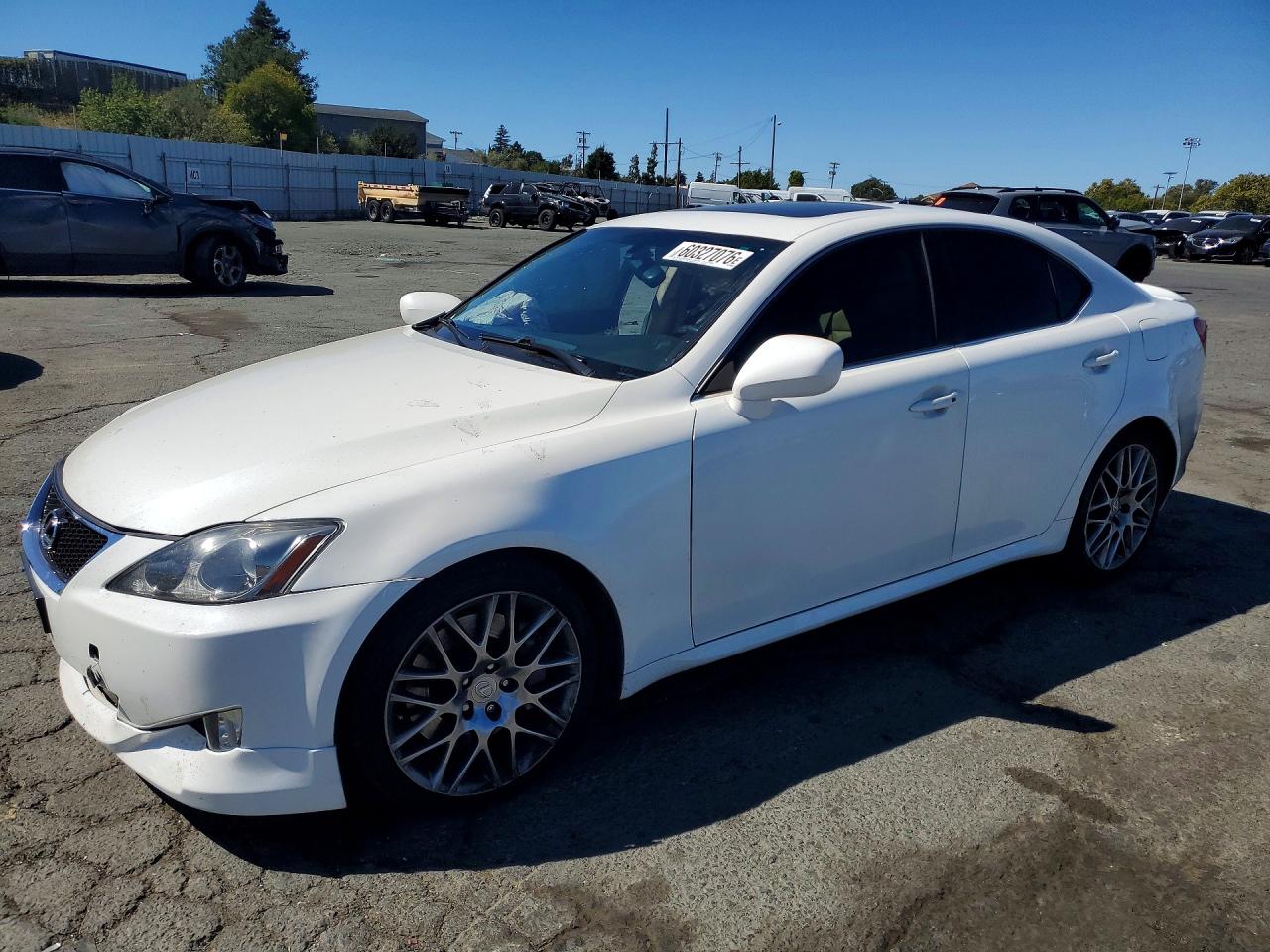 2006 Lexus Is 350 White vin: JTHBE262865002569