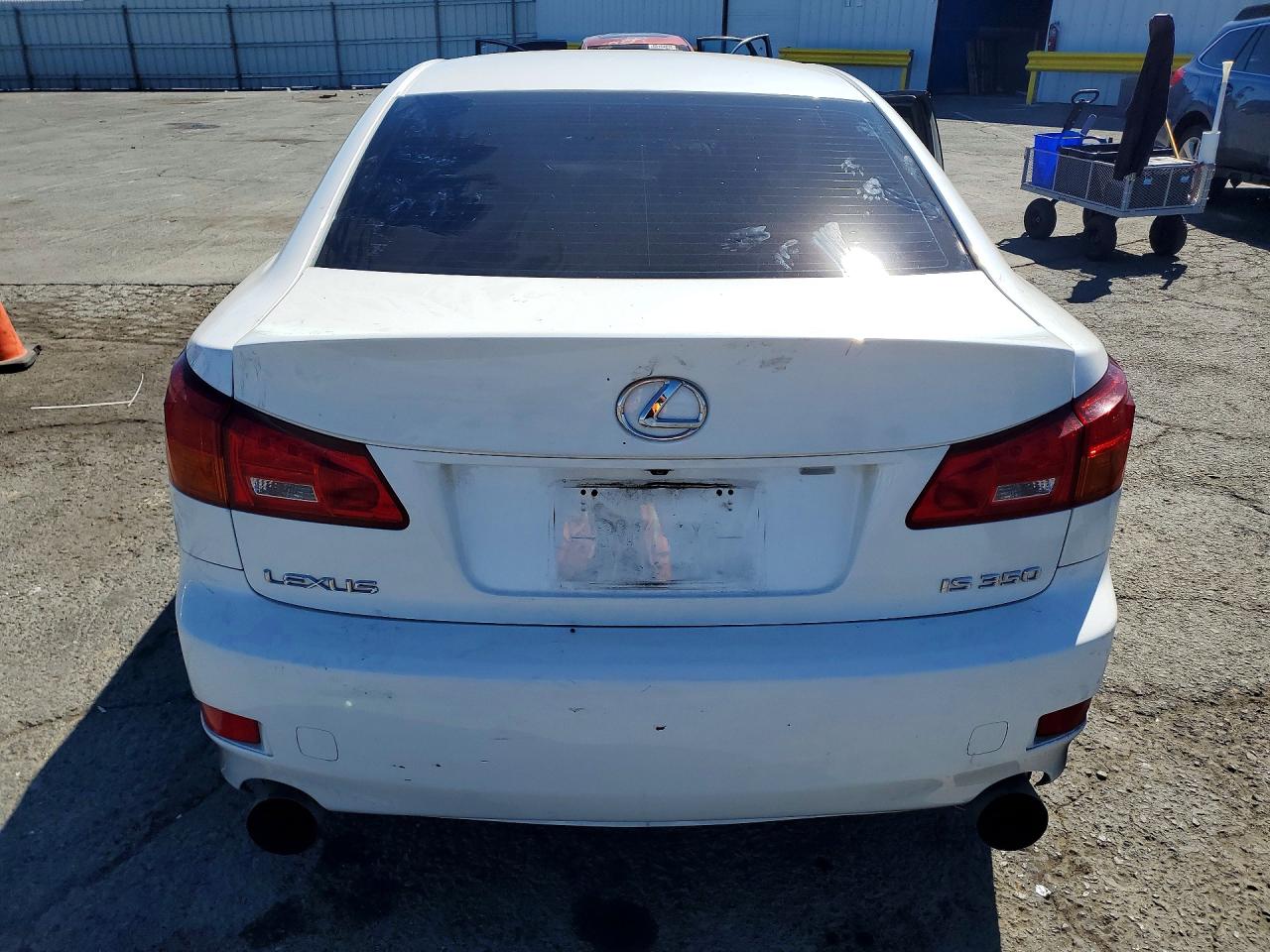 2006 Lexus Is 350 White vin: JTHBE262865002569