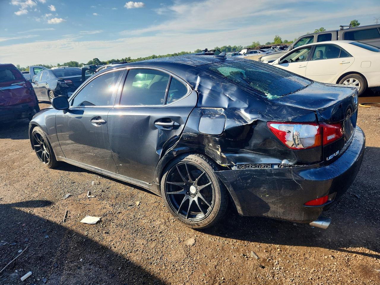 2007 Lexus Is 350 Black vin: JTHBE262872011341