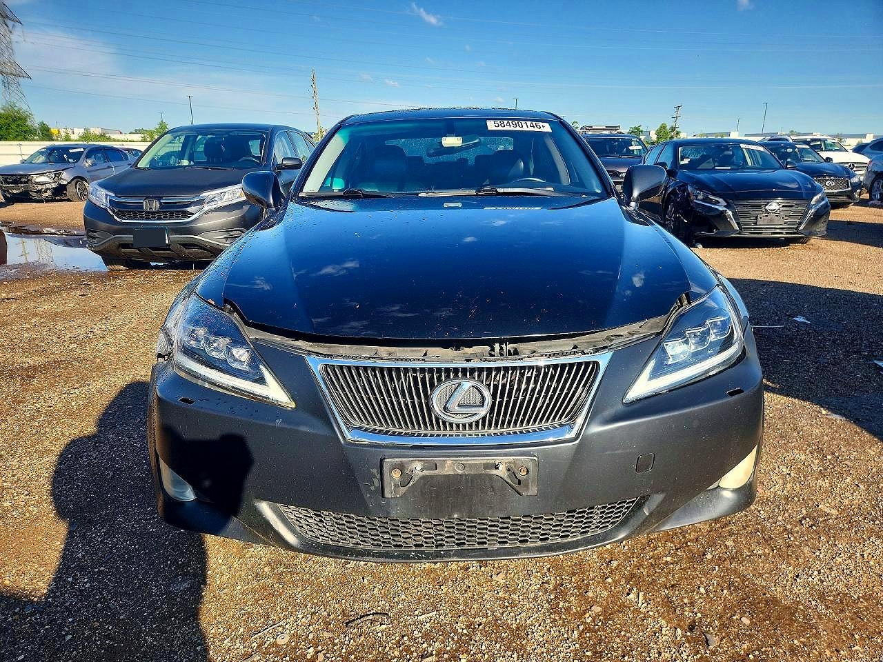 2007 Lexus Is 350 Black vin: JTHBE262872011341