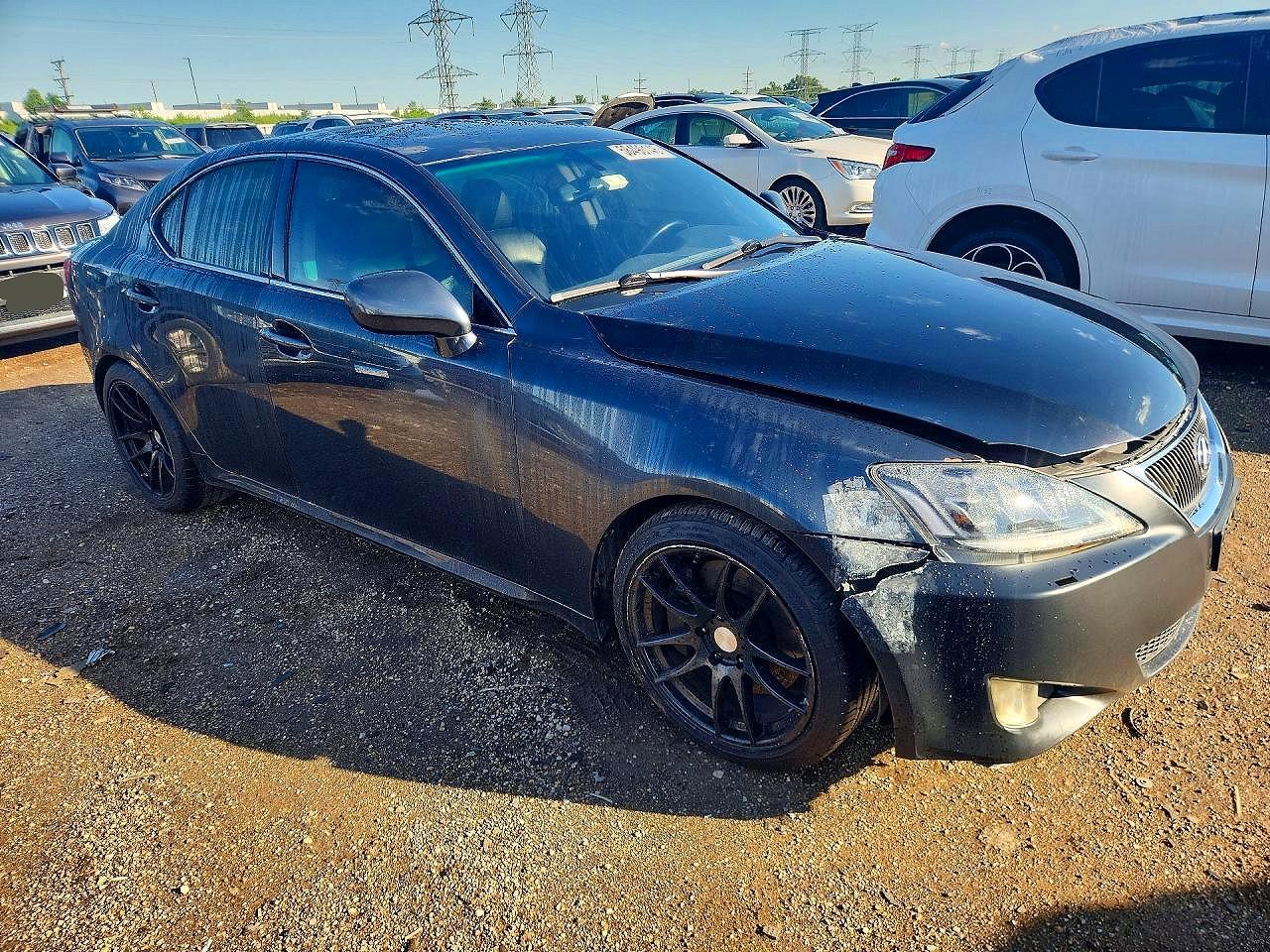 2007 Lexus Is 350 Black vin: JTHBE262872011341