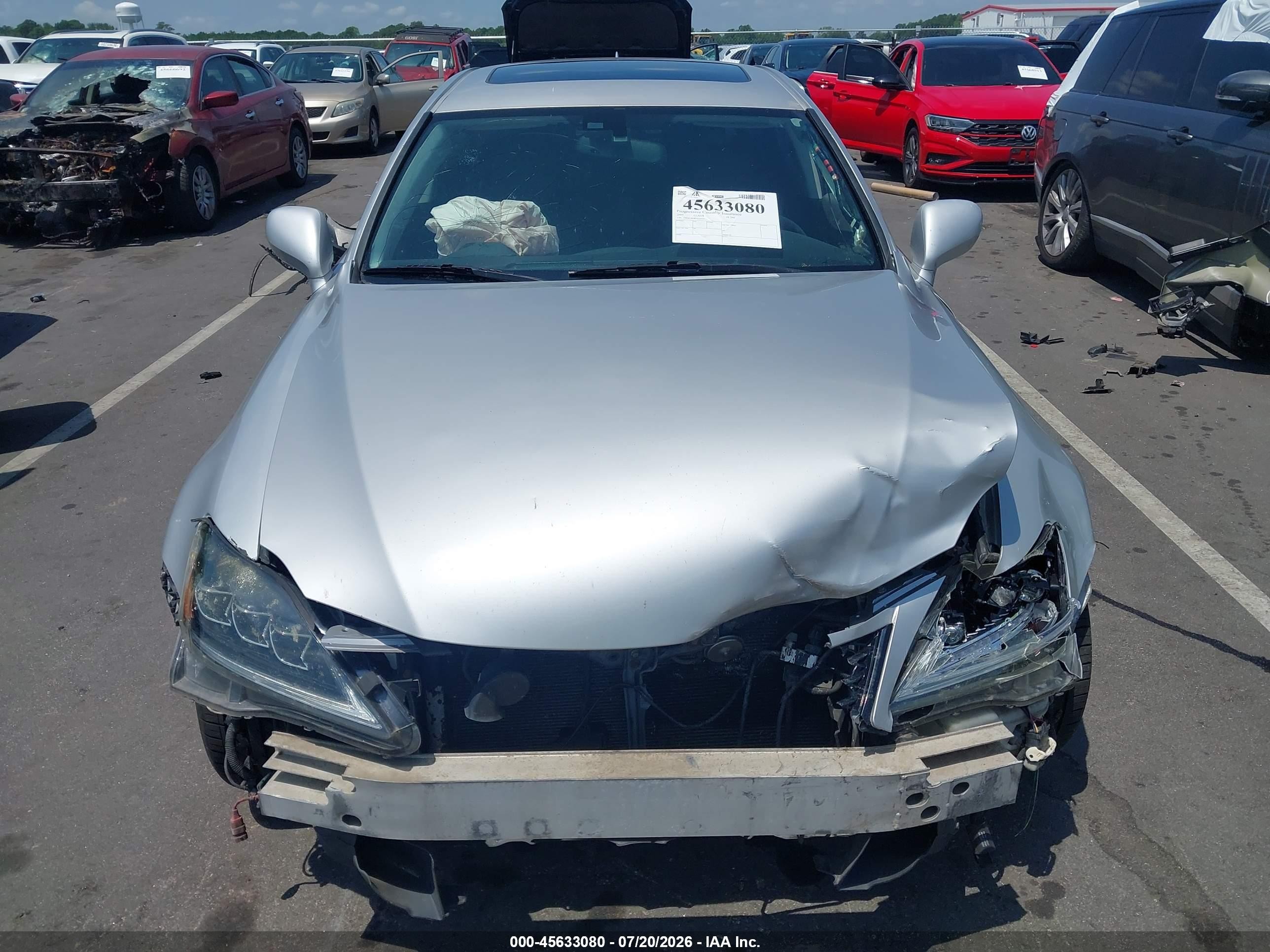 2007 Lexus Is 350   Silver vin: JTHBE262875014142