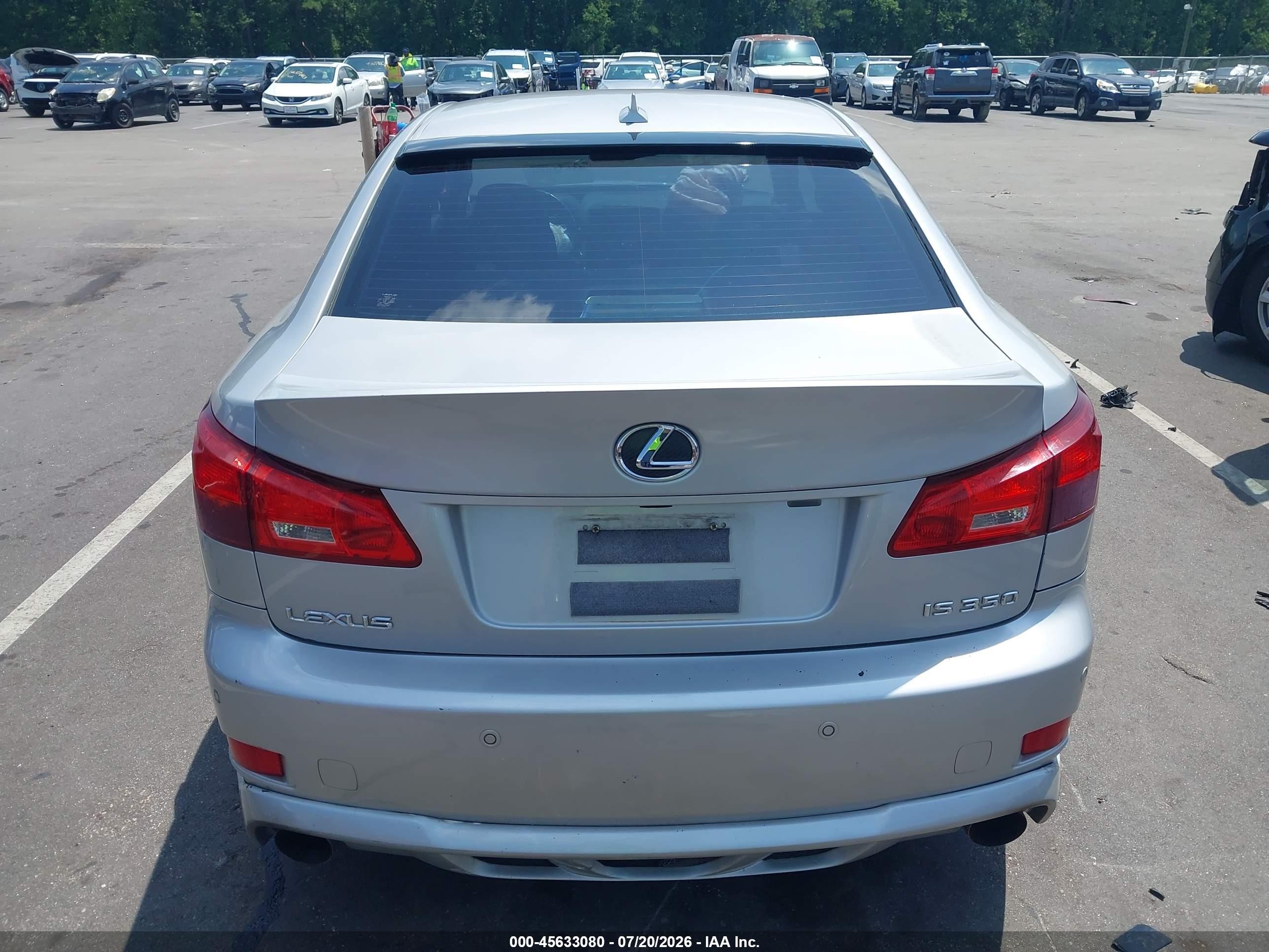 2007 Lexus Is 350   Silver vin: JTHBE262875014142