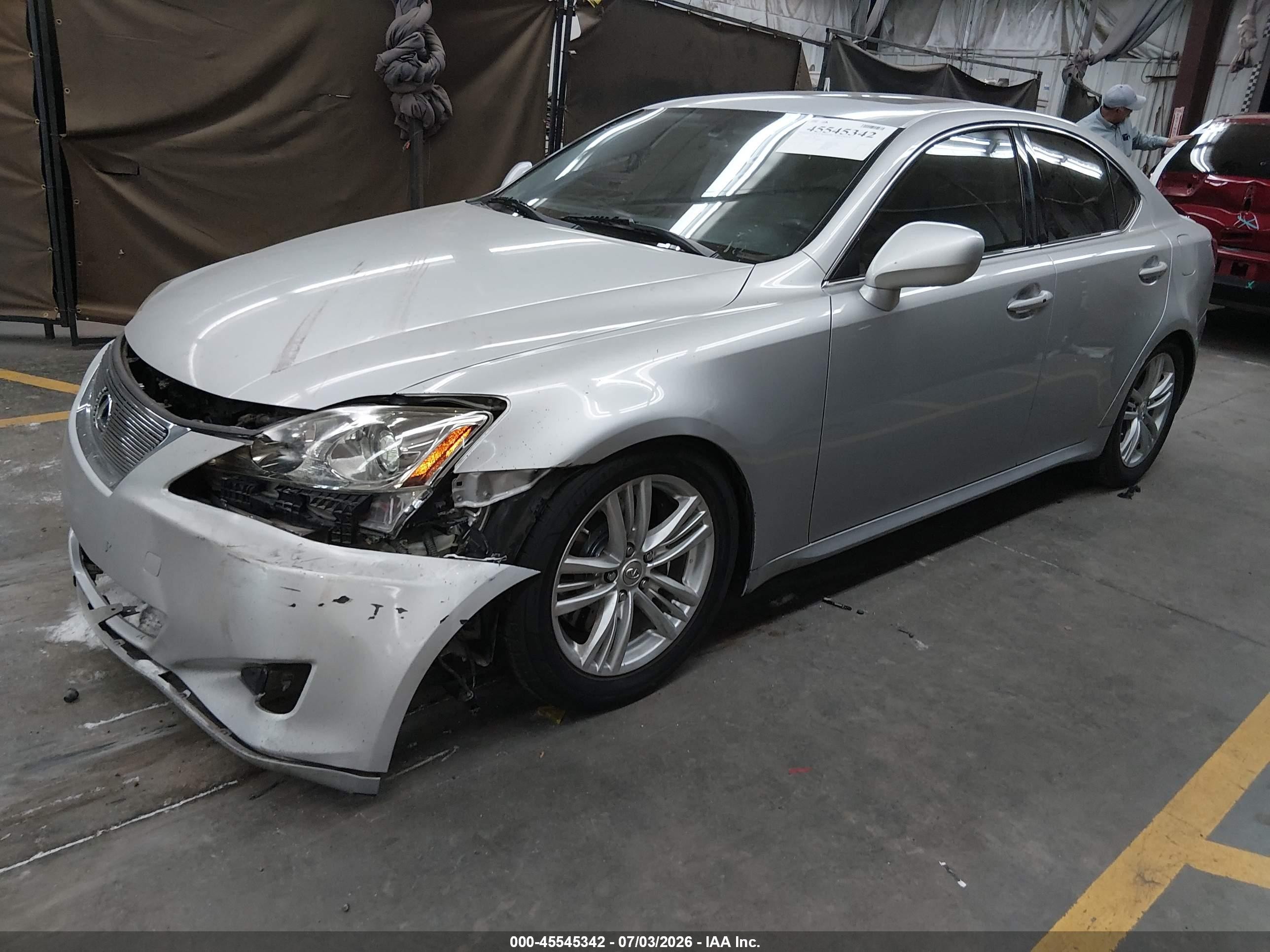 2008 Lexus Is 350   Silver vin: JTHBE262882013981