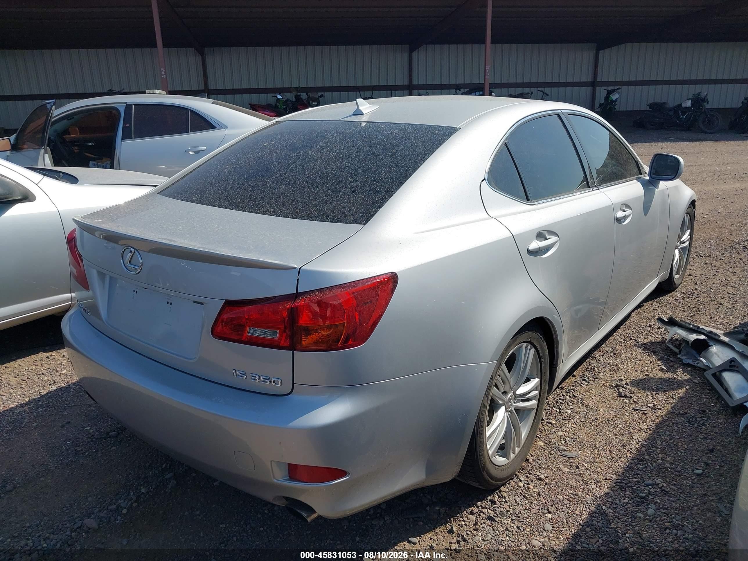 2008 Lexus Is 350   Silver vin: JTHBE262882013981