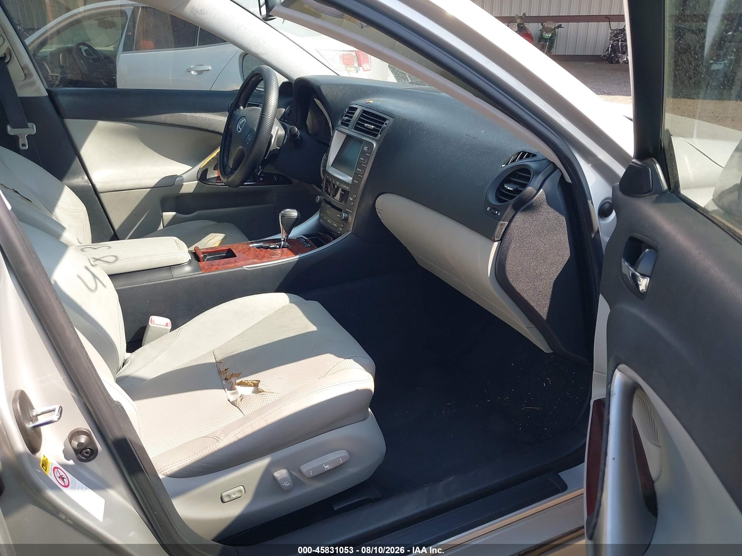 2008 Lexus Is 350   Silver vin: JTHBE262882013981