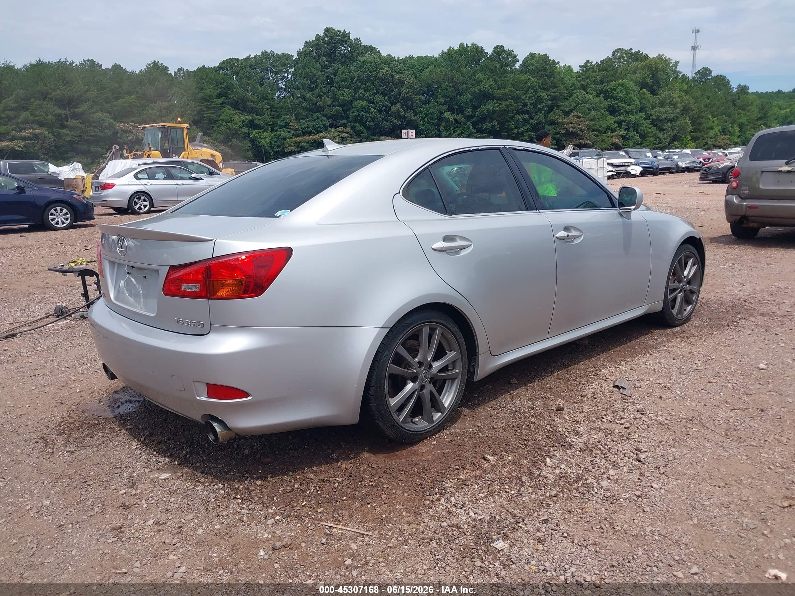 2008 Lexus Is 350   Silver vin: JTHBE262882015181