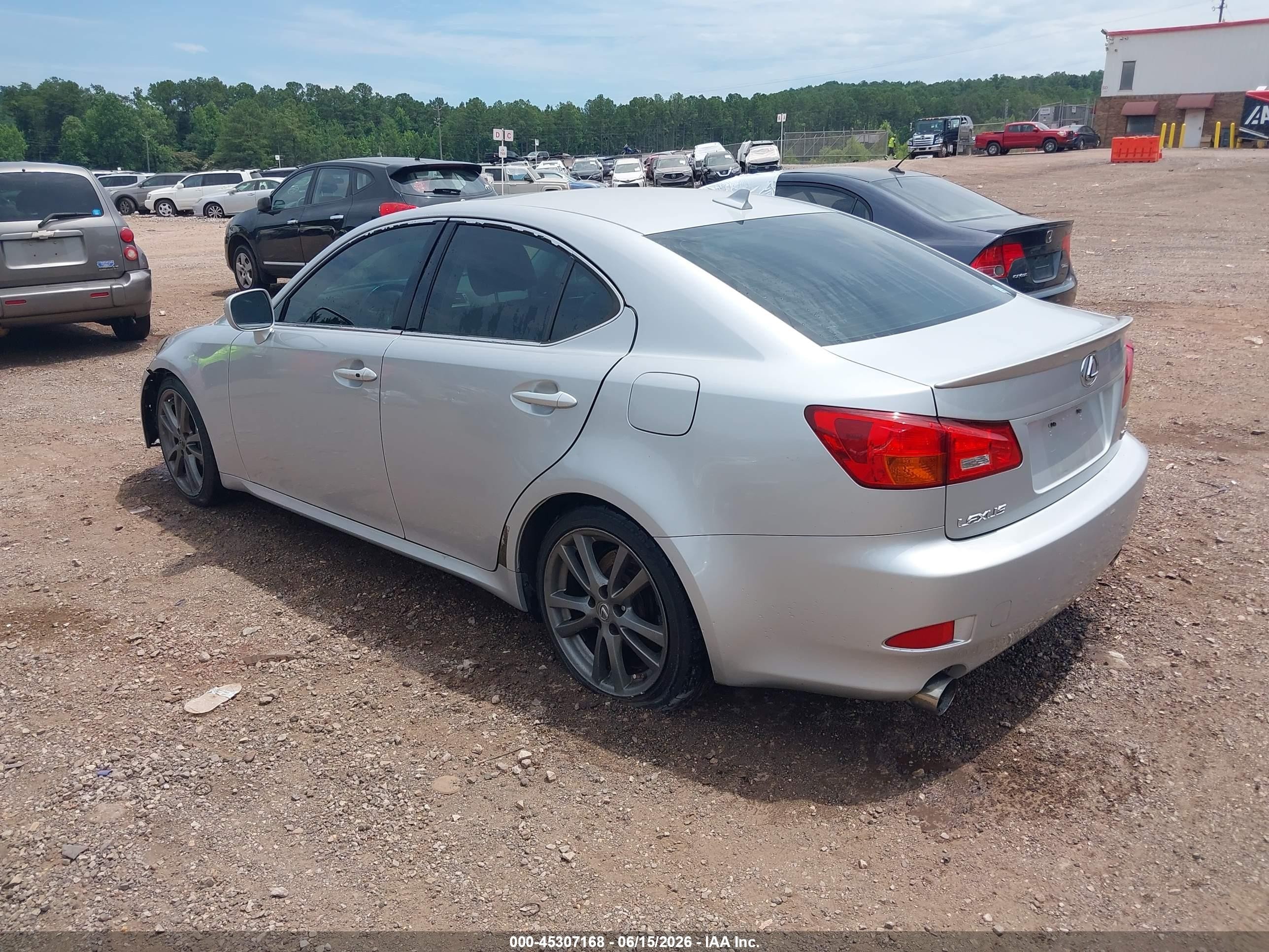 2008 Lexus Is 350   Silver vin: JTHBE262882015181