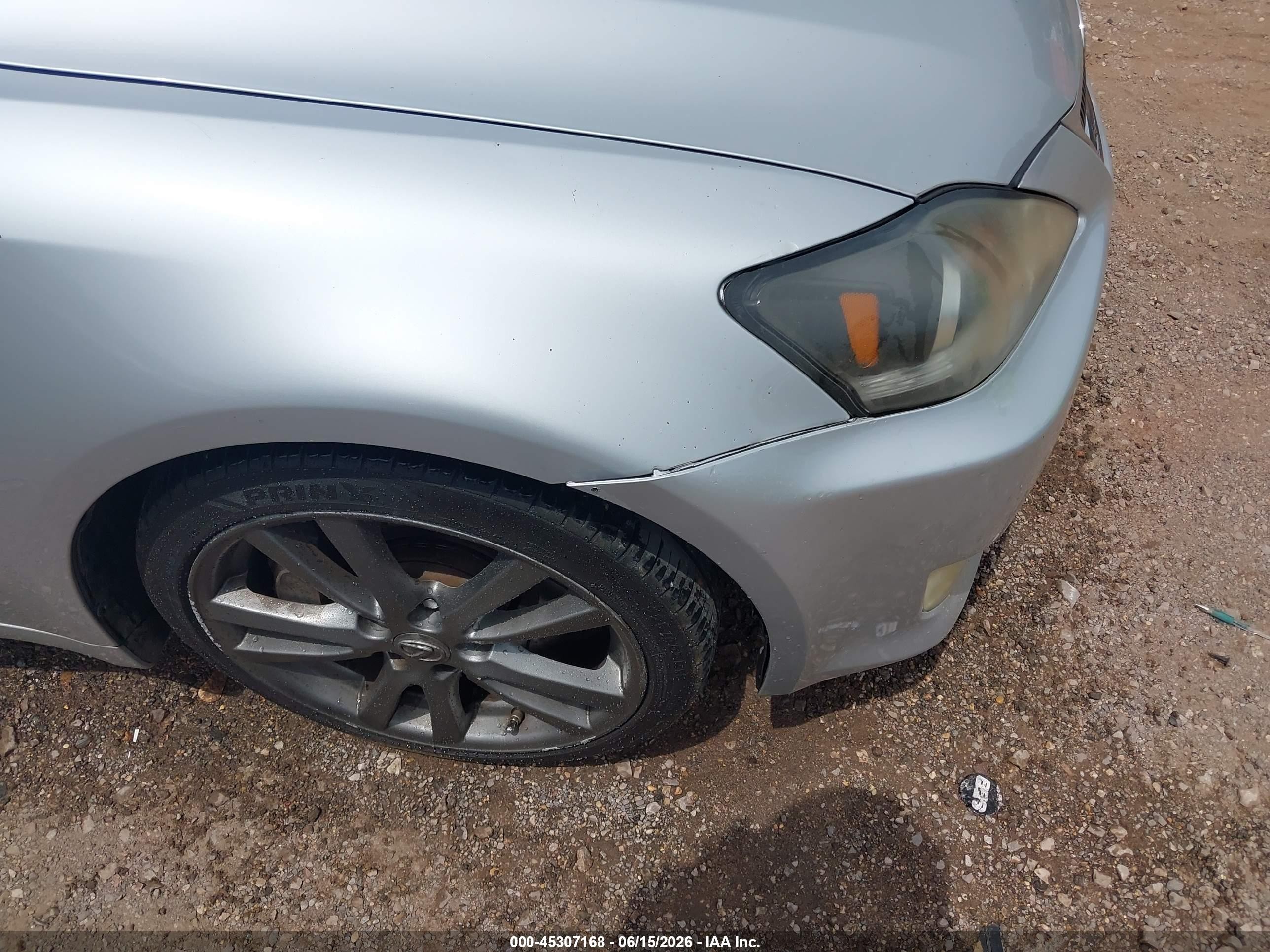 2008 Lexus Is 350   Silver vin: JTHBE262882015181