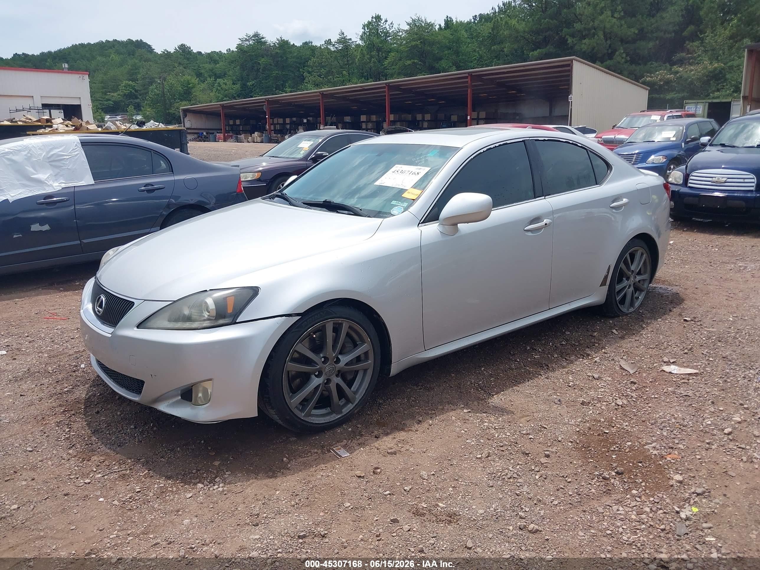 2008 Lexus Is 350   Silver vin: JTHBE262882015181