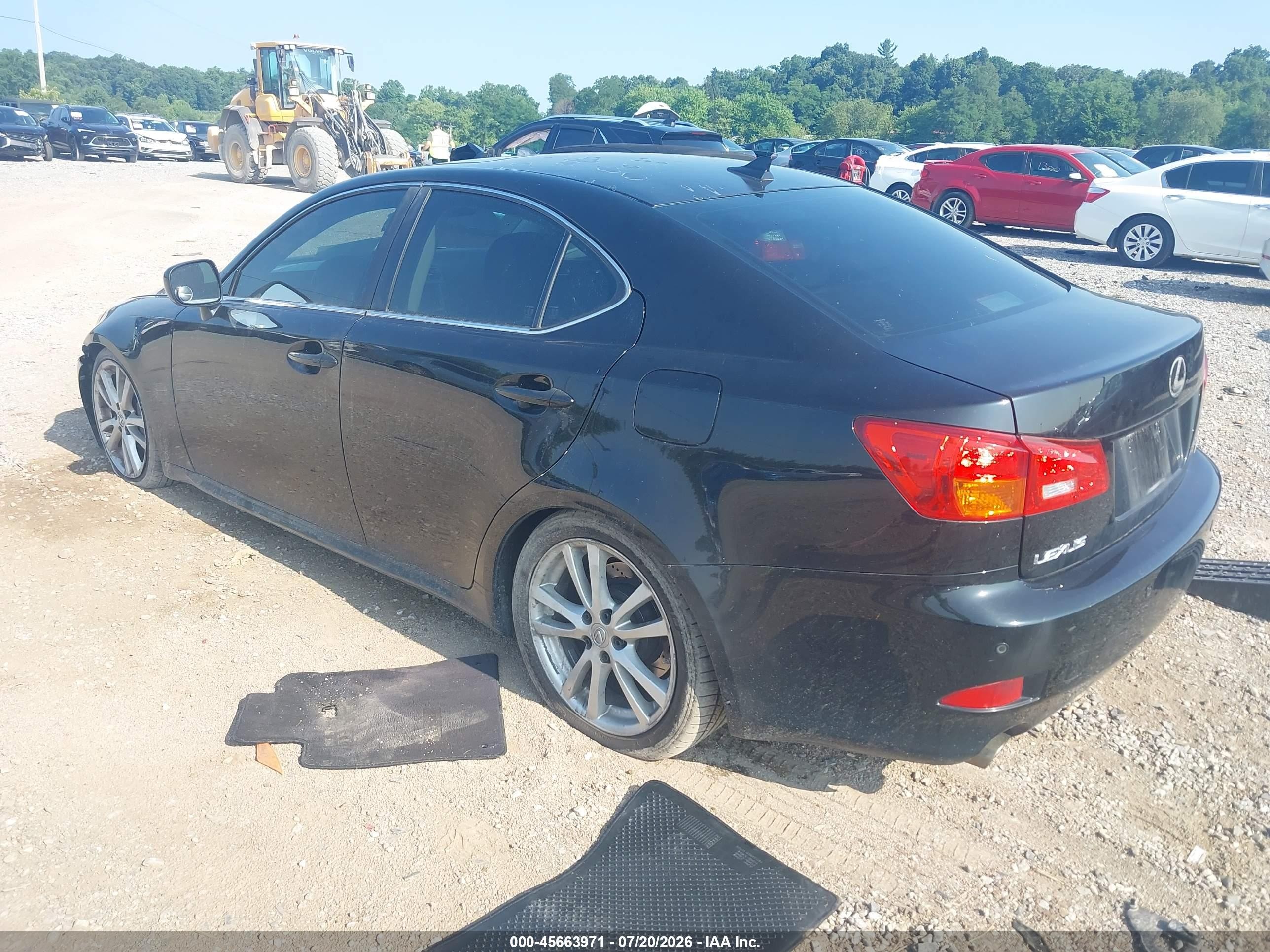 2008 Lexus Is 350   Black vin: JTHBE262882015245