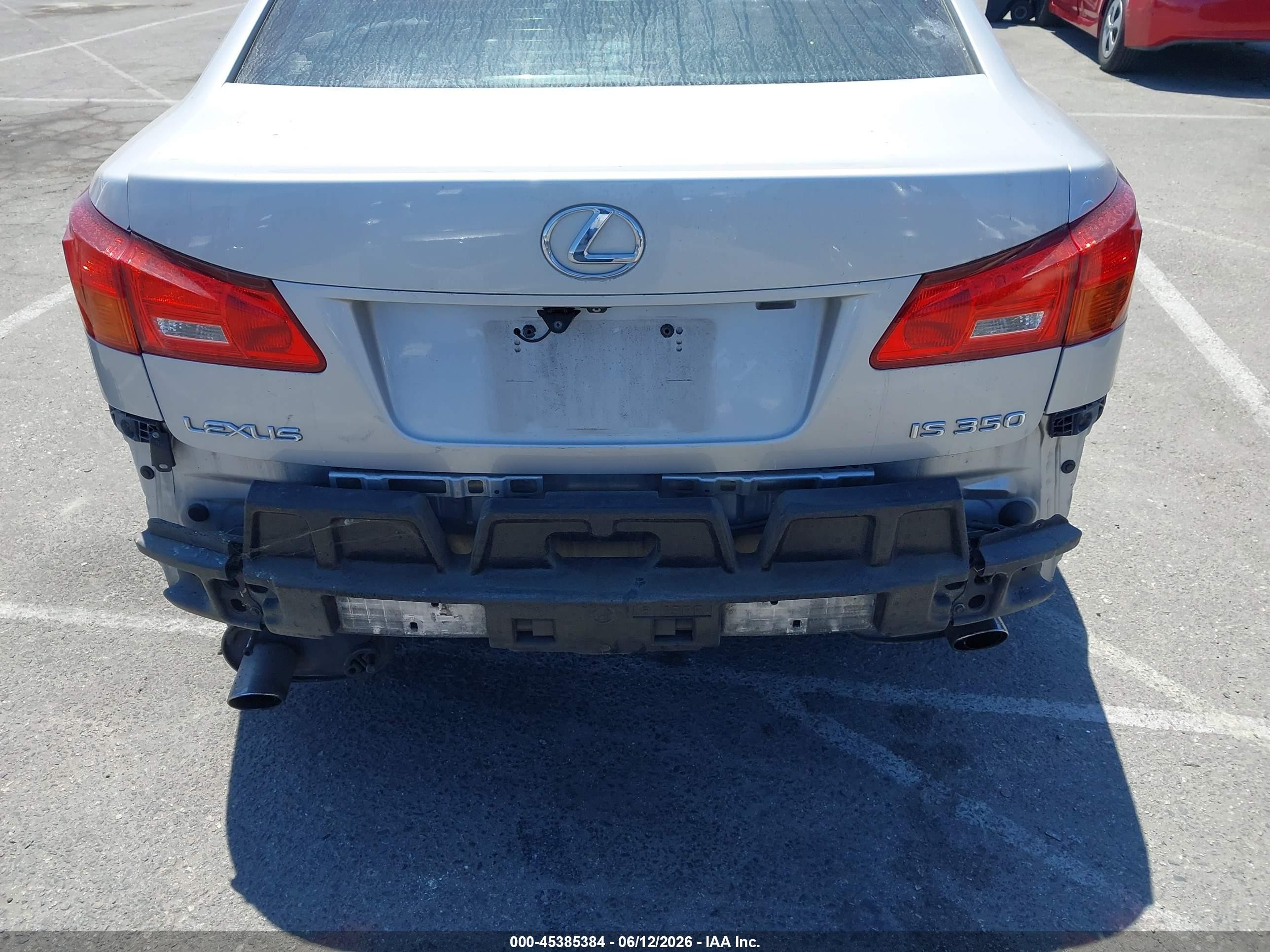 2006 Lexus Is 350 Silver vin: JTHBE262962006941
