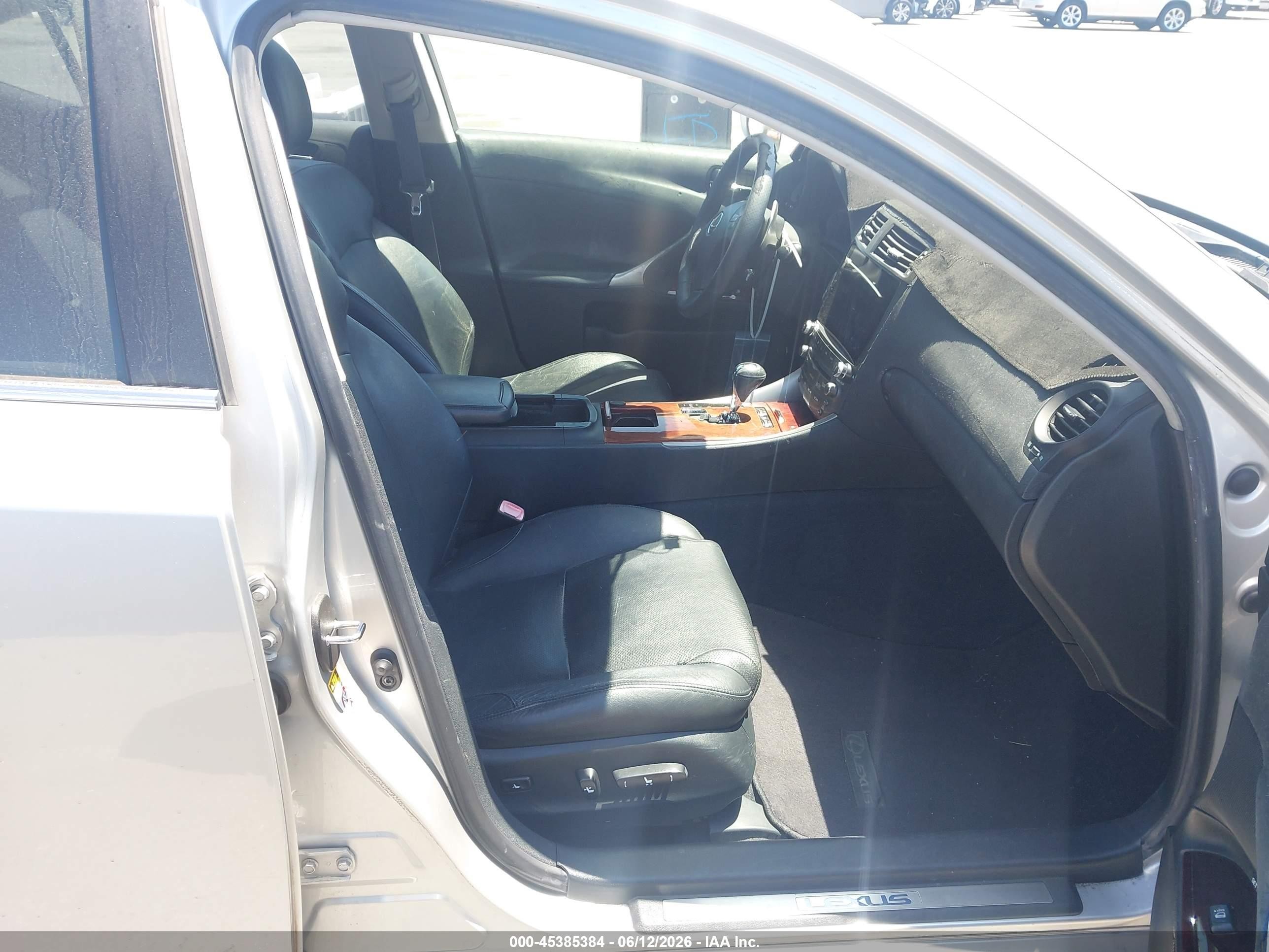 2006 Lexus Is 350 Silver vin: JTHBE262962006941