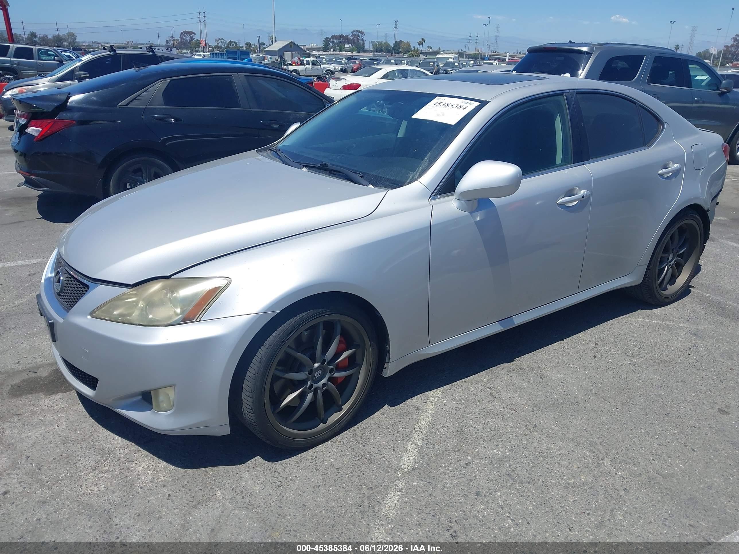 2006 Lexus Is 350 Silver vin: JTHBE262962006941