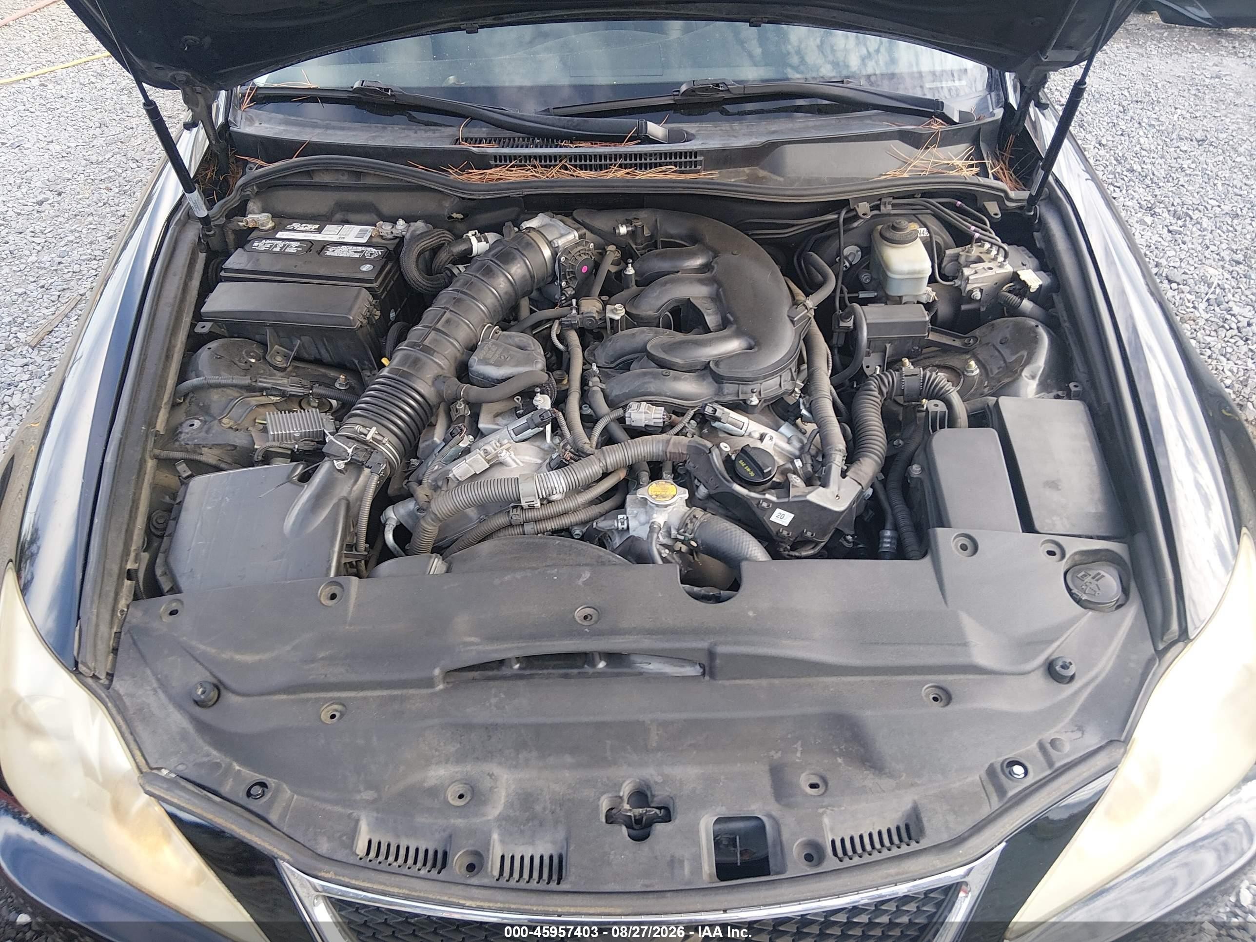 2006 Lexus Is 350   Black vin: JTHBE262965005657