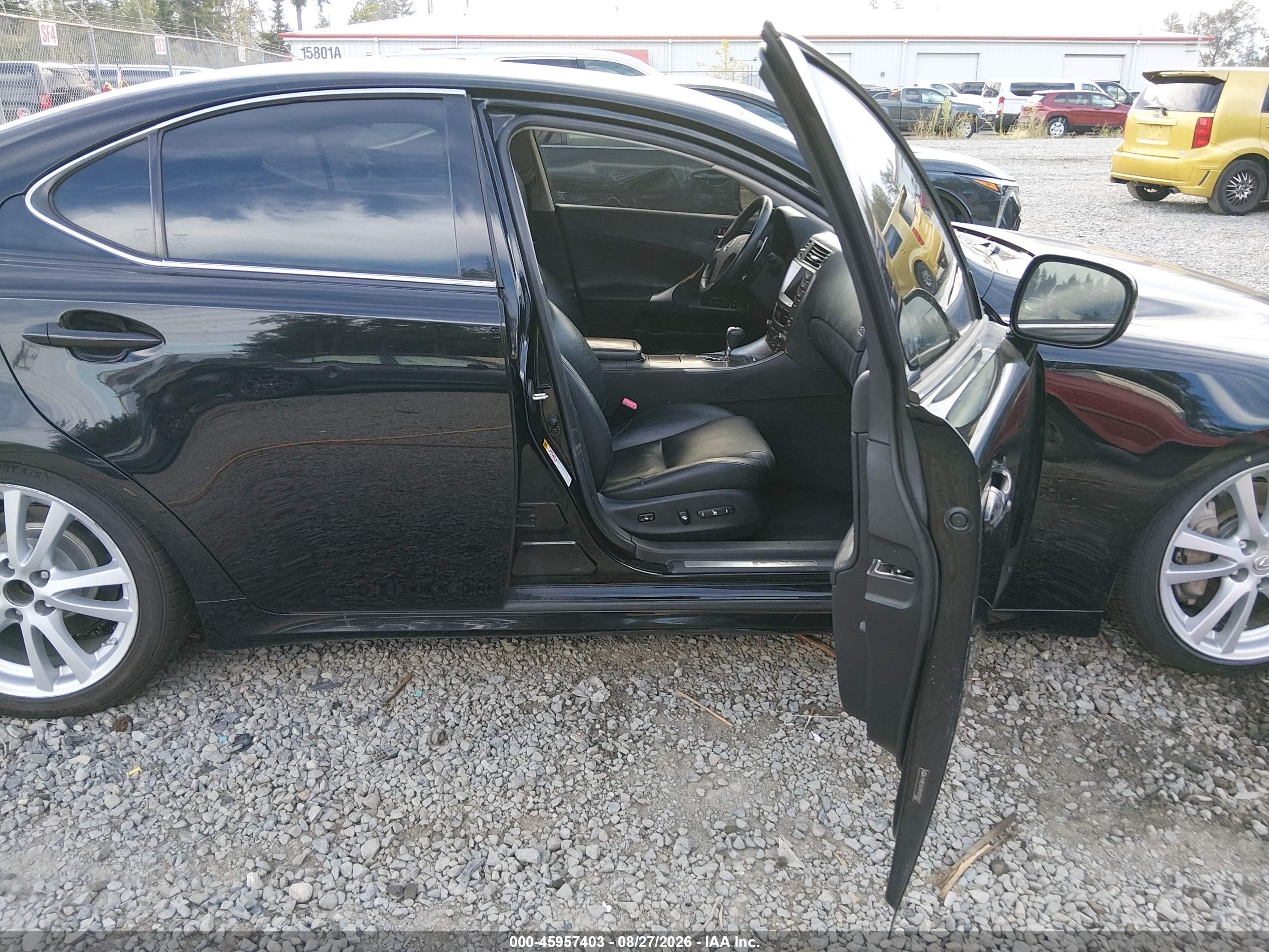 2006 Lexus Is 350   Black vin: JTHBE262965005657