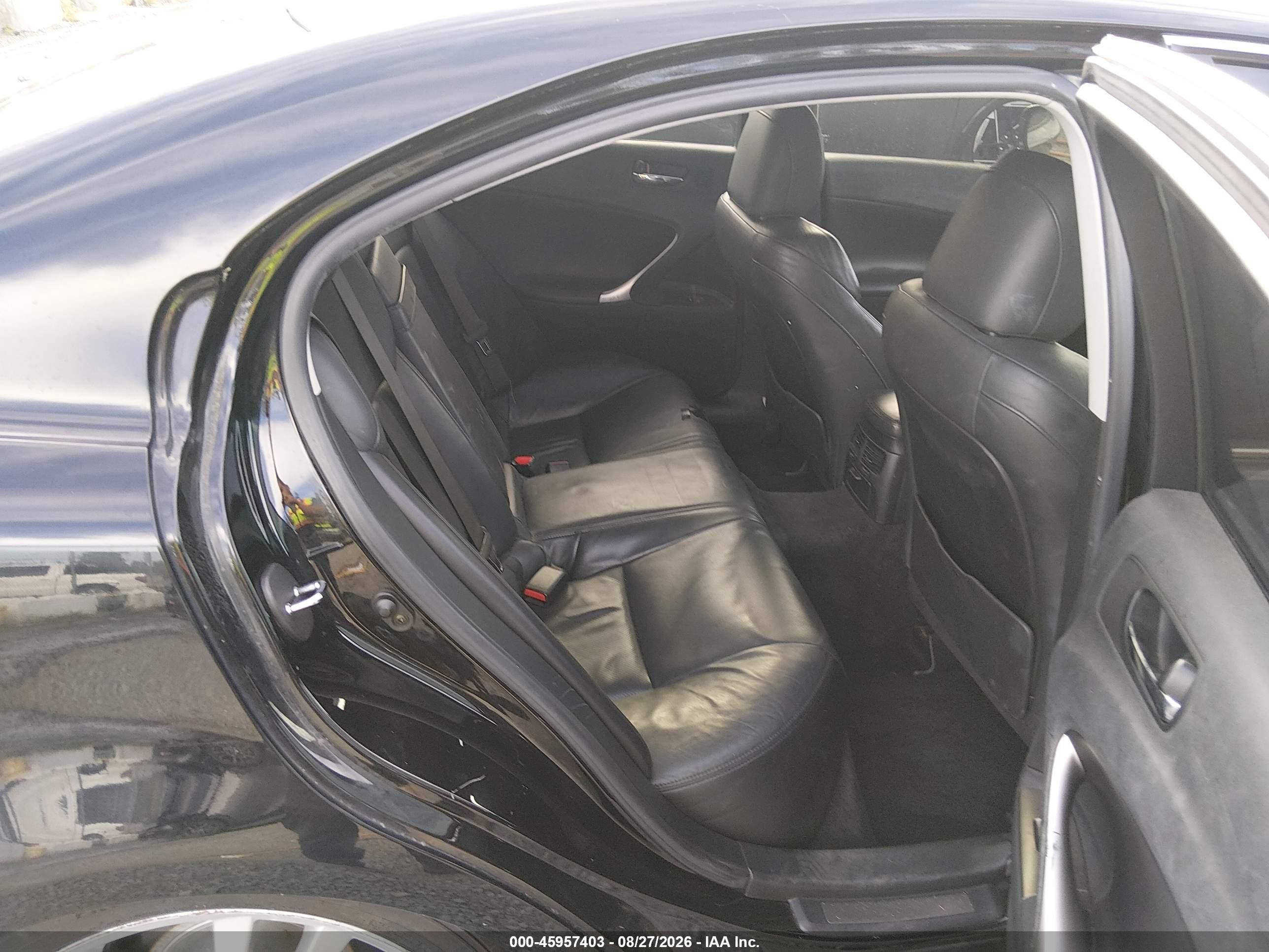 2006 Lexus Is 350   Black vin: JTHBE262965005657