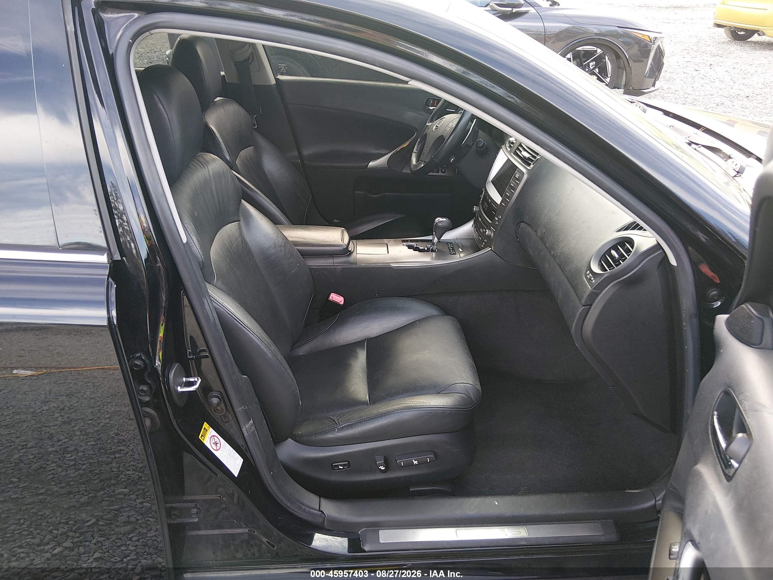 2006 Lexus Is 350   Black vin: JTHBE262965005657