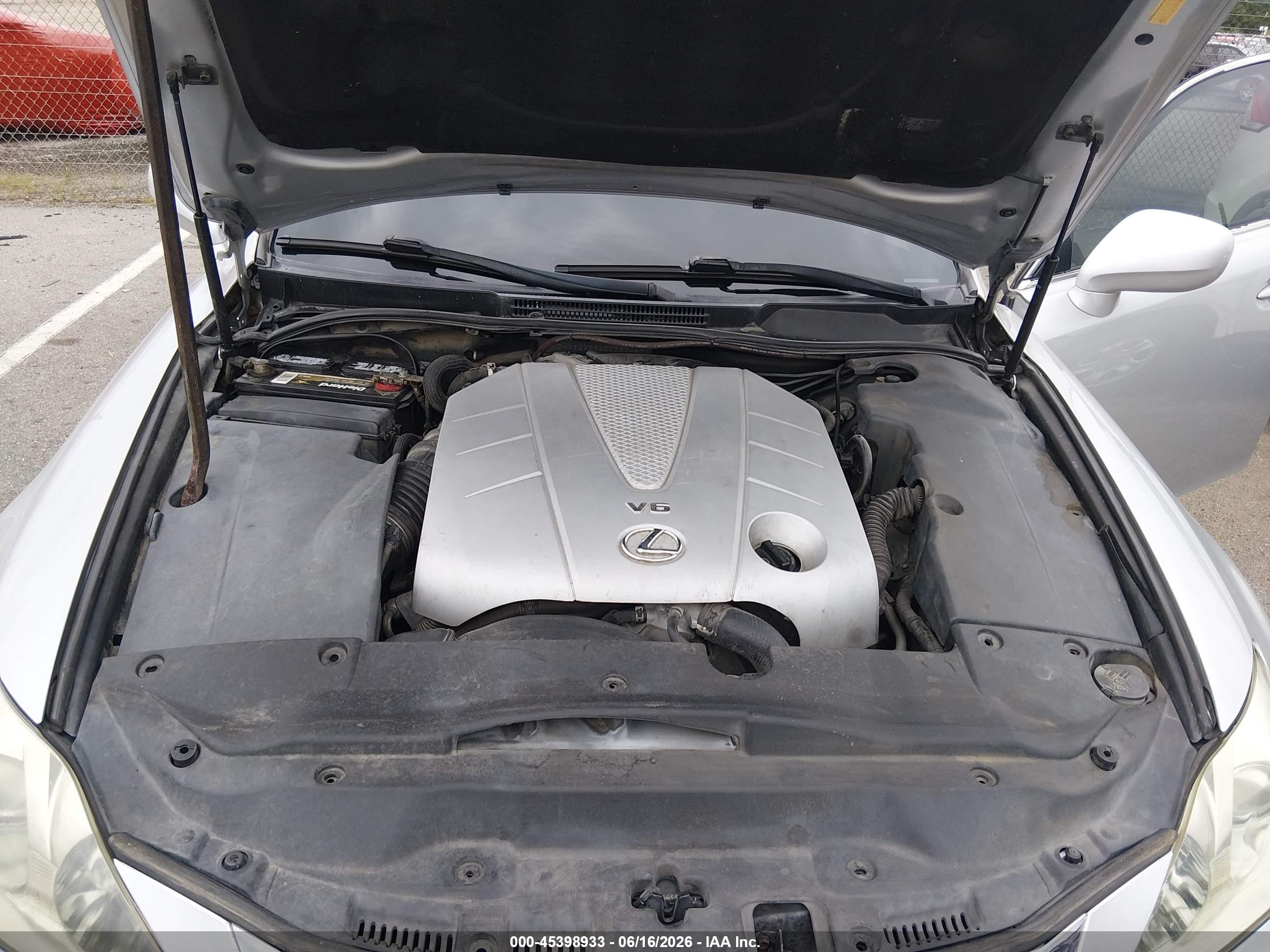 2006 Lexus Is 350   Серебряный vin: JTHBE262965008302