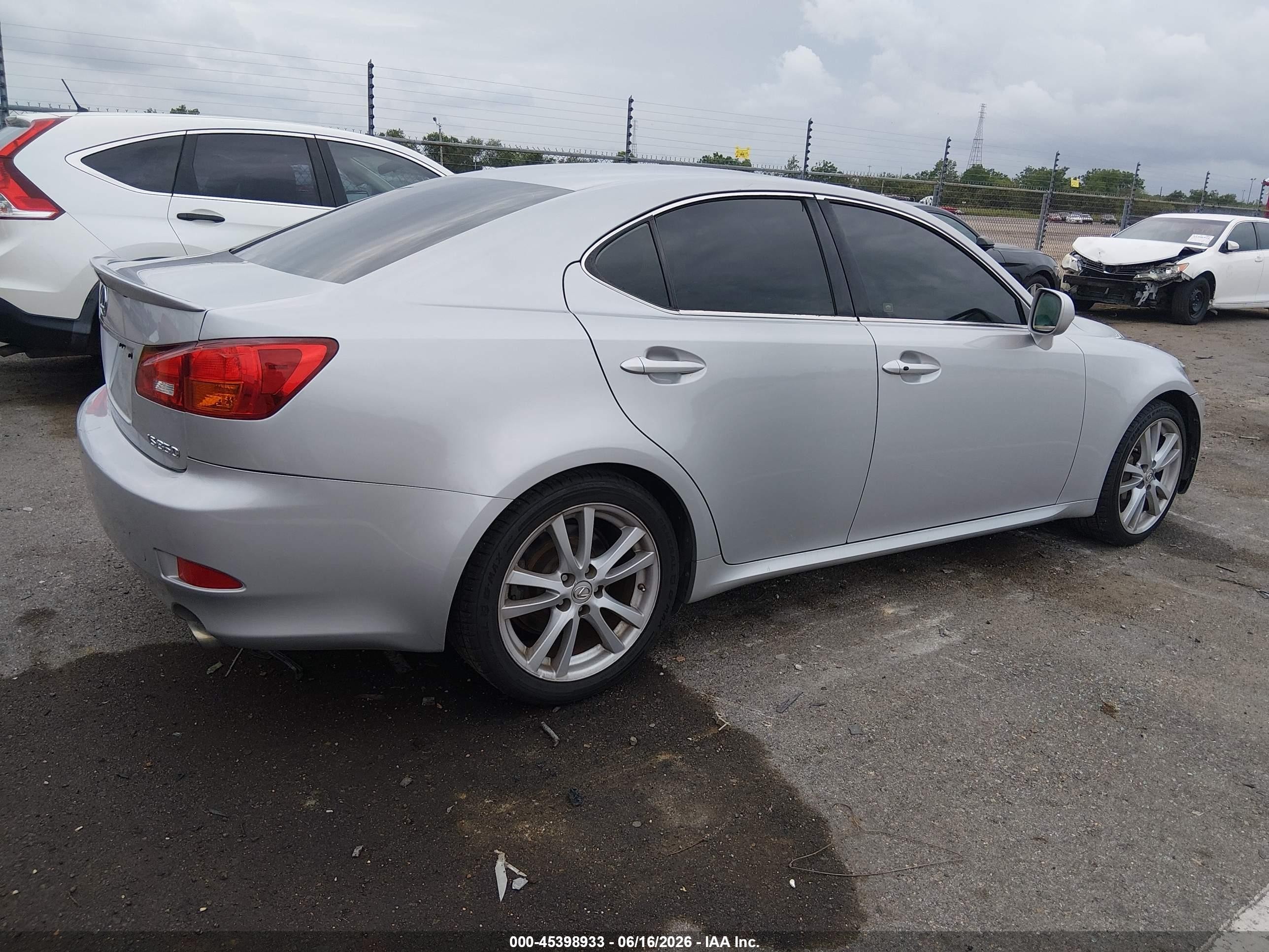 2006 Lexus Is 350   Серебряный vin: JTHBE262965008302