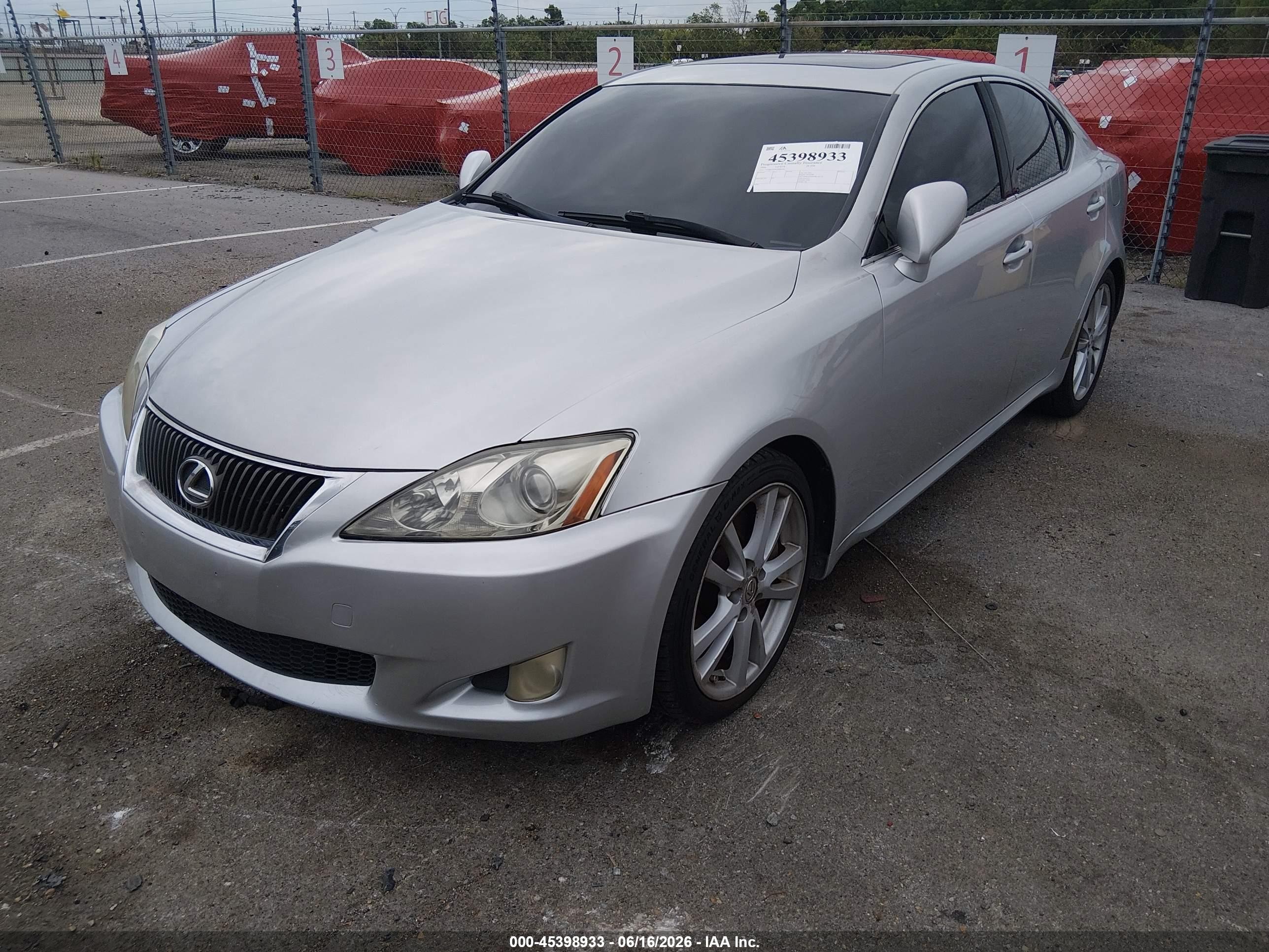 2006 Lexus Is 350   Серебряный vin: JTHBE262965008302