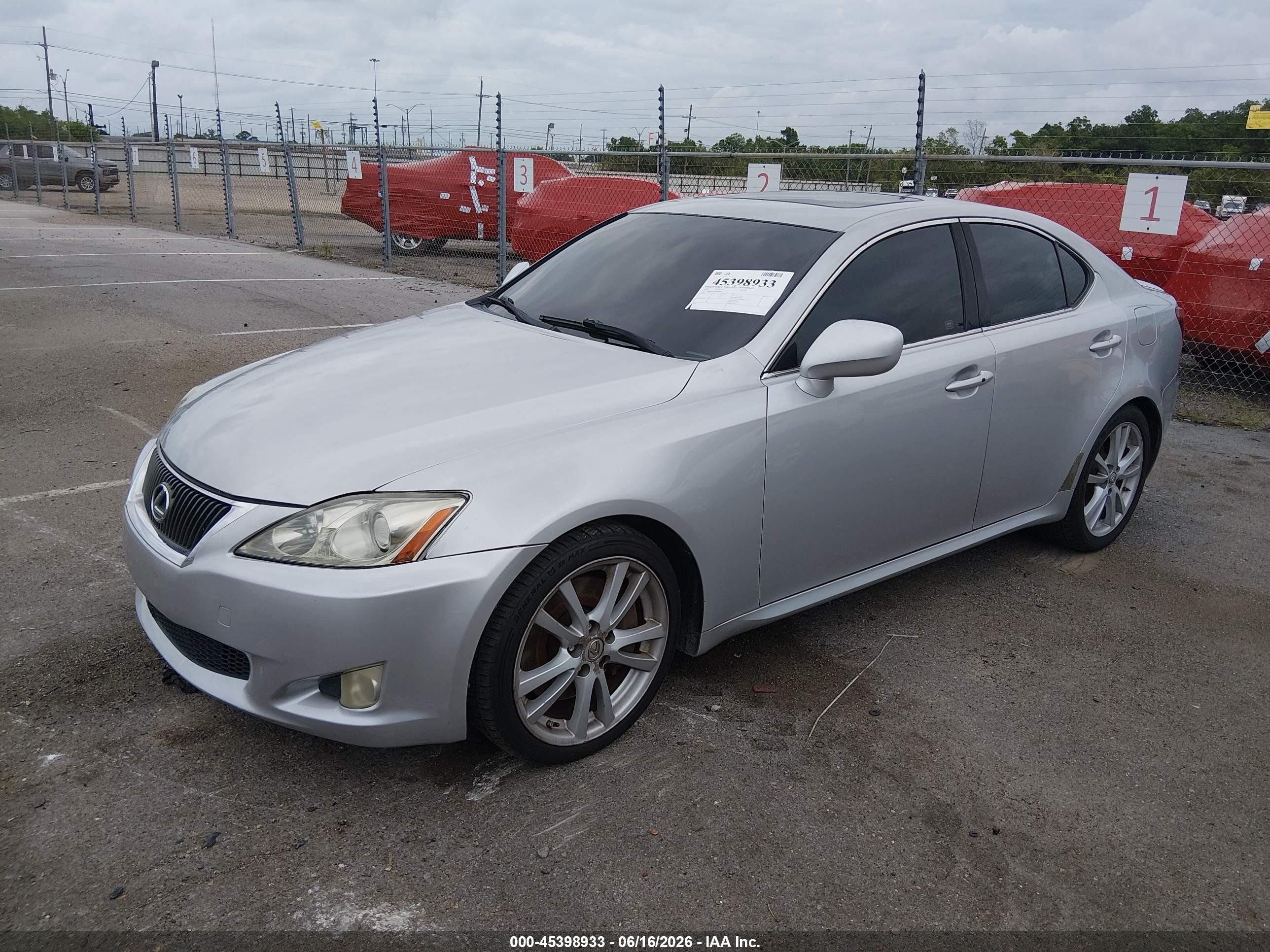 2006 Lexus Is 350   Серебряный vin: JTHBE262965008302