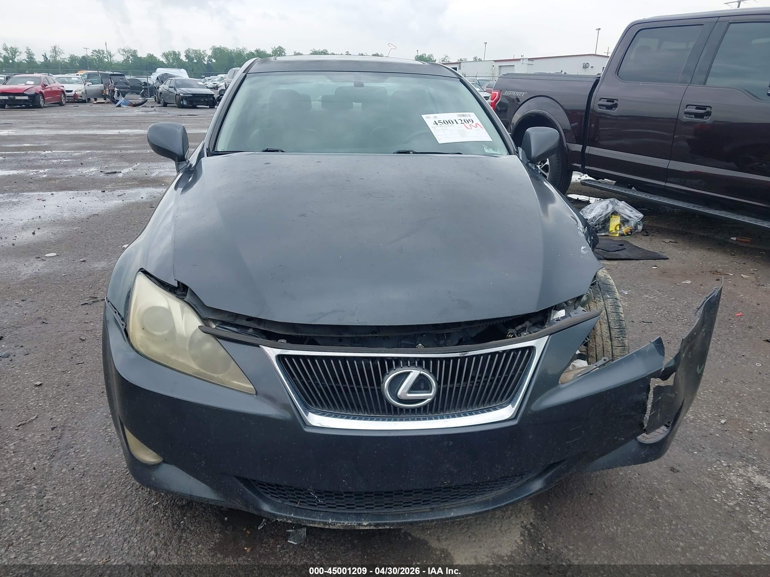 2007 Lexus Is 350   Black vin: JTHBE262972009940