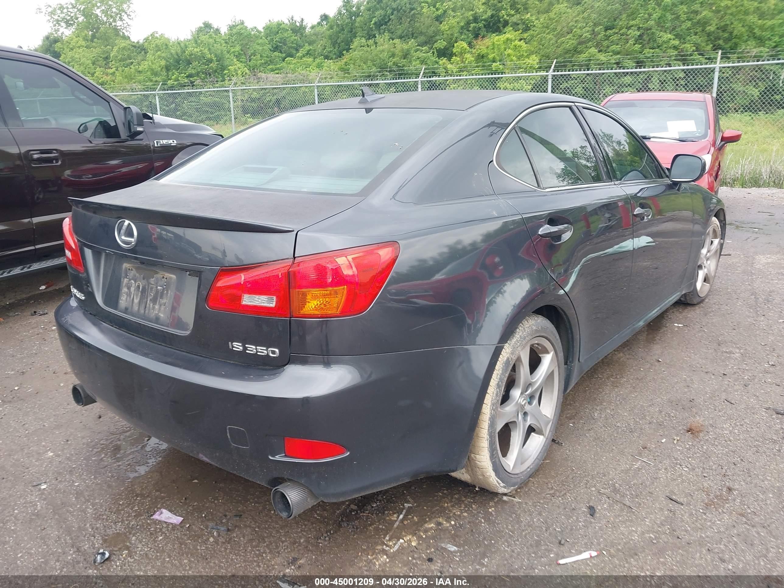 2007 Lexus Is 350   Black vin: JTHBE262972009940