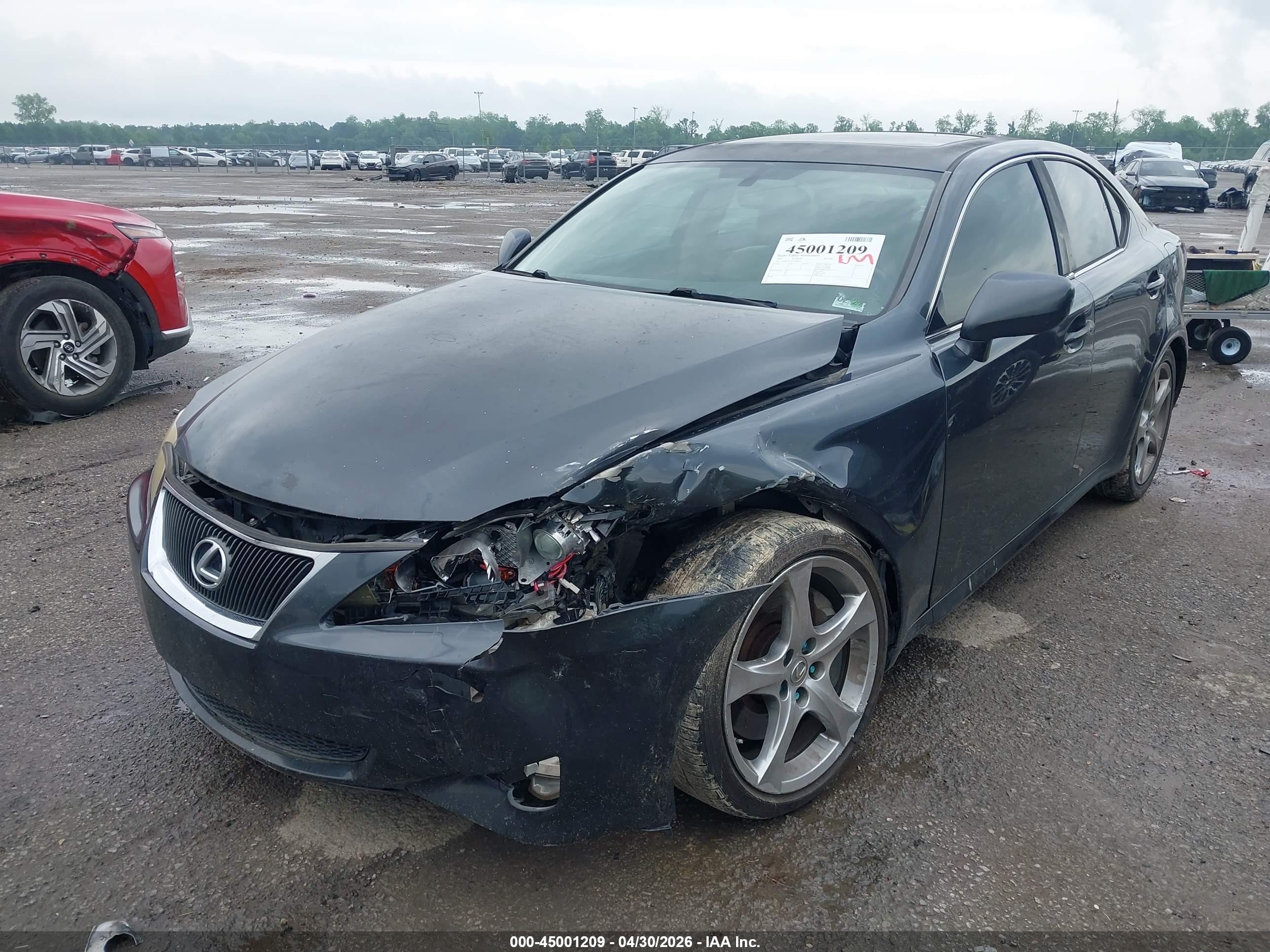 2007 Lexus Is 350   Black vin: JTHBE262972009940