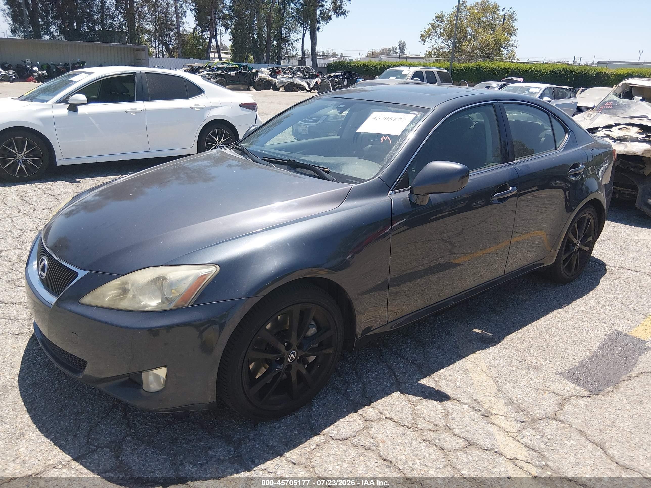 2007 Lexus Is 350   Серый vin: JTHBE262972010280