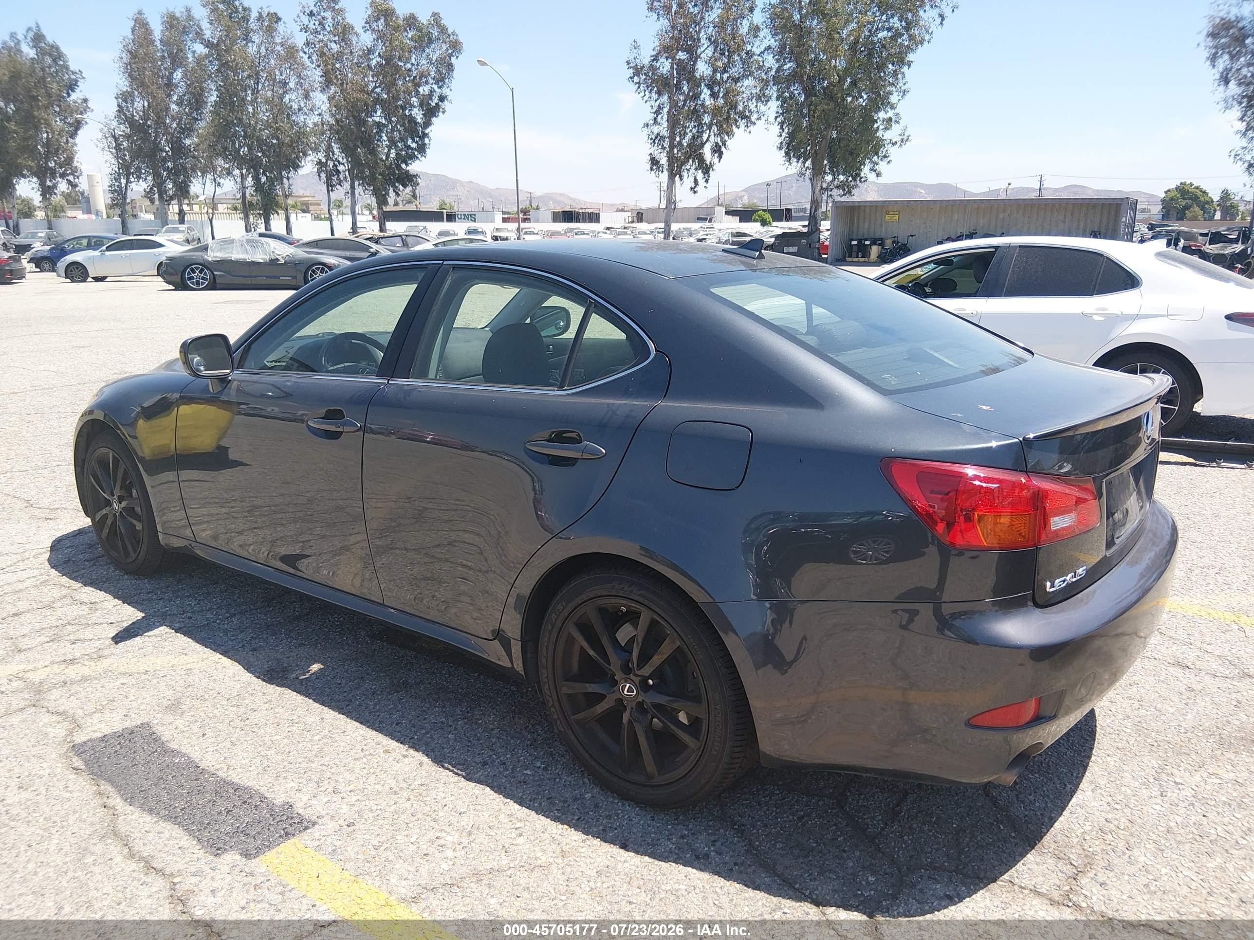 2007 Lexus Is 350   Серый vin: JTHBE262972010280