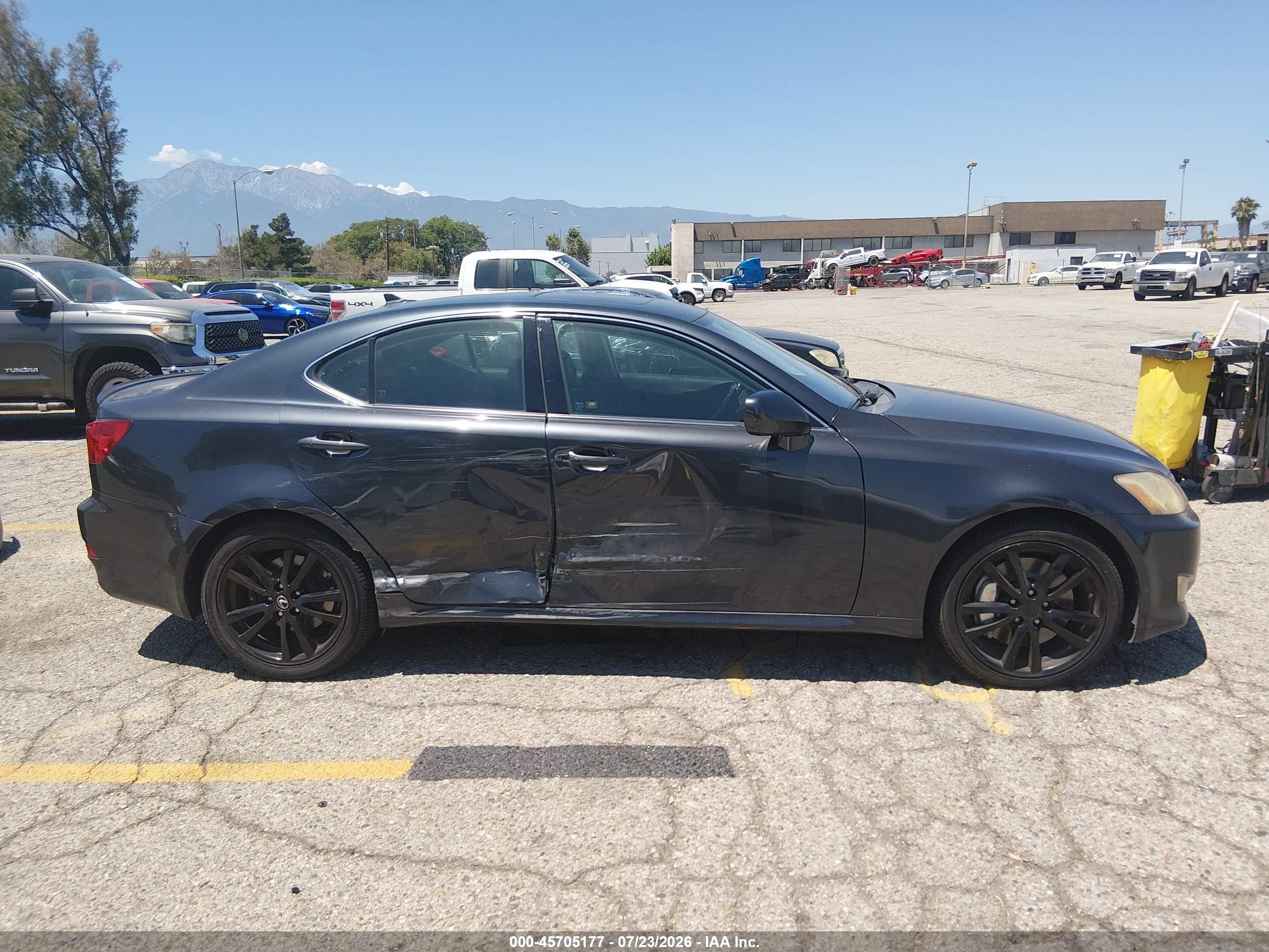 2007 Lexus Is 350   Серый vin: JTHBE262972010280