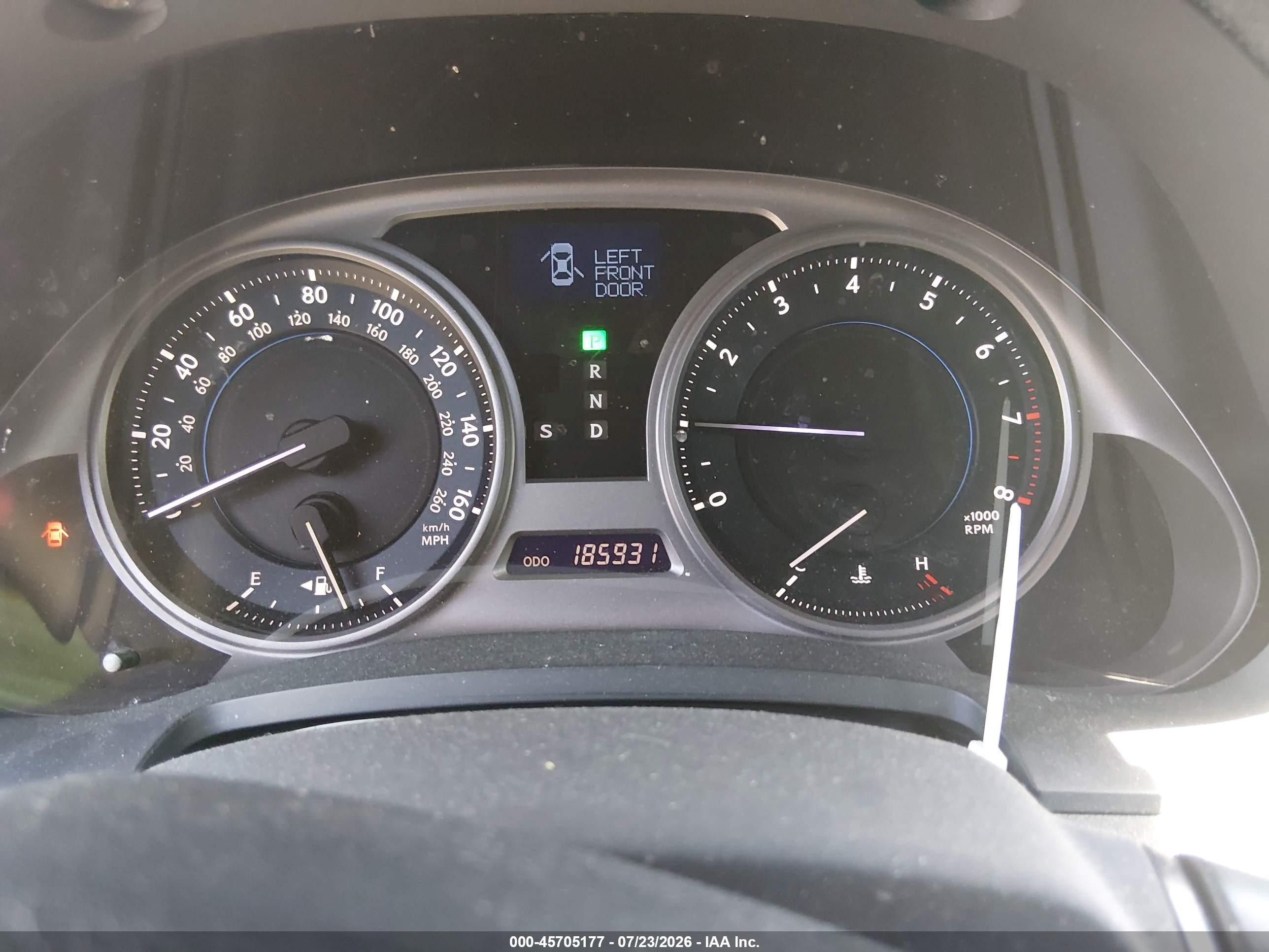 2007 Lexus Is 350   Серый vin: JTHBE262972010280