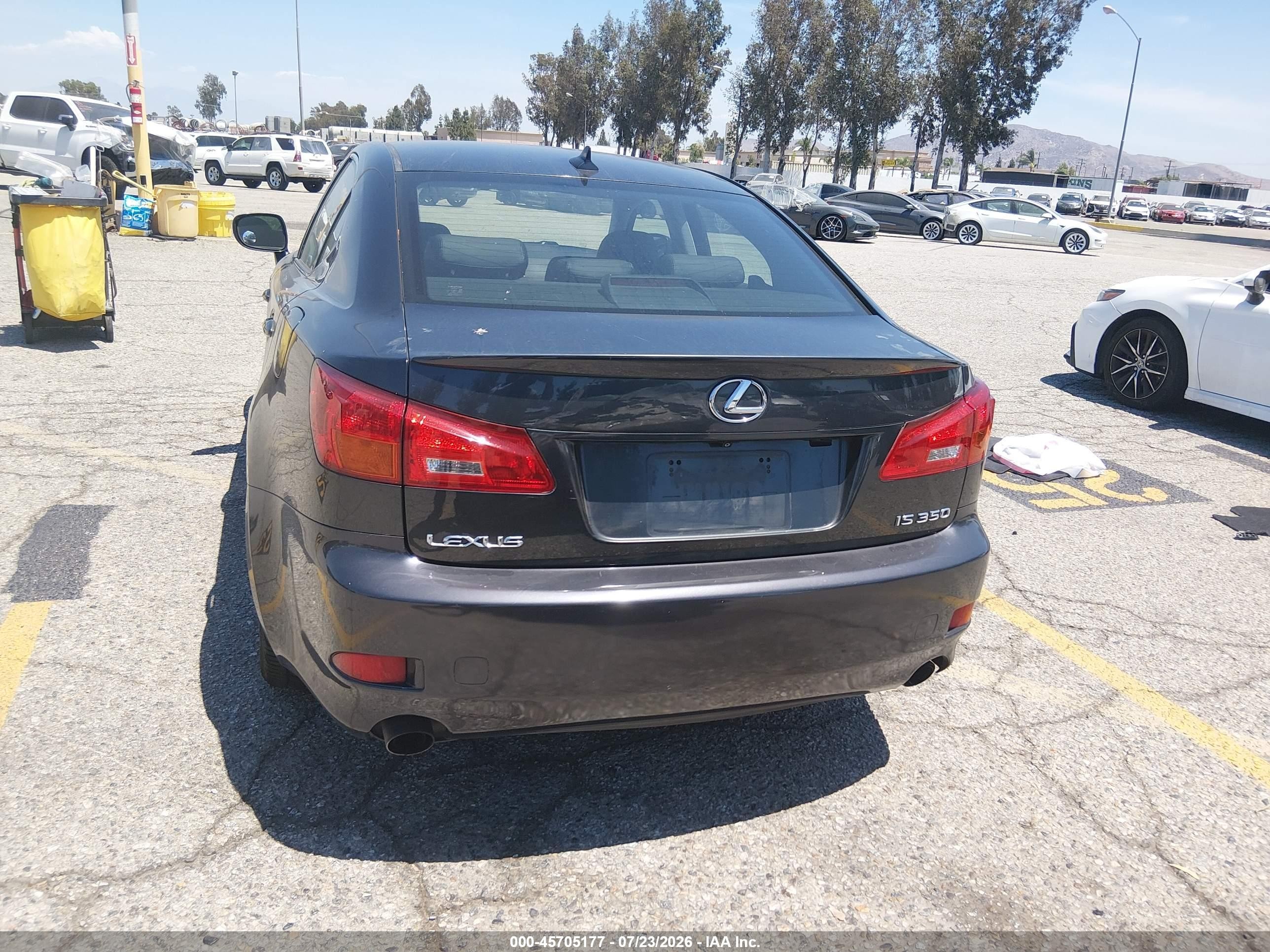 2007 Lexus Is 350   Серый vin: JTHBE262972010280