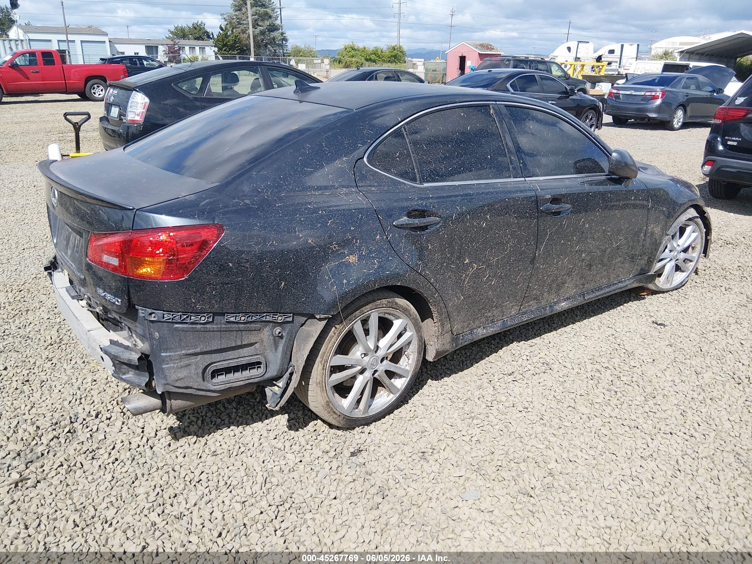 2007 Lexus Is 350   Gray vin: JTHBE262972011199
