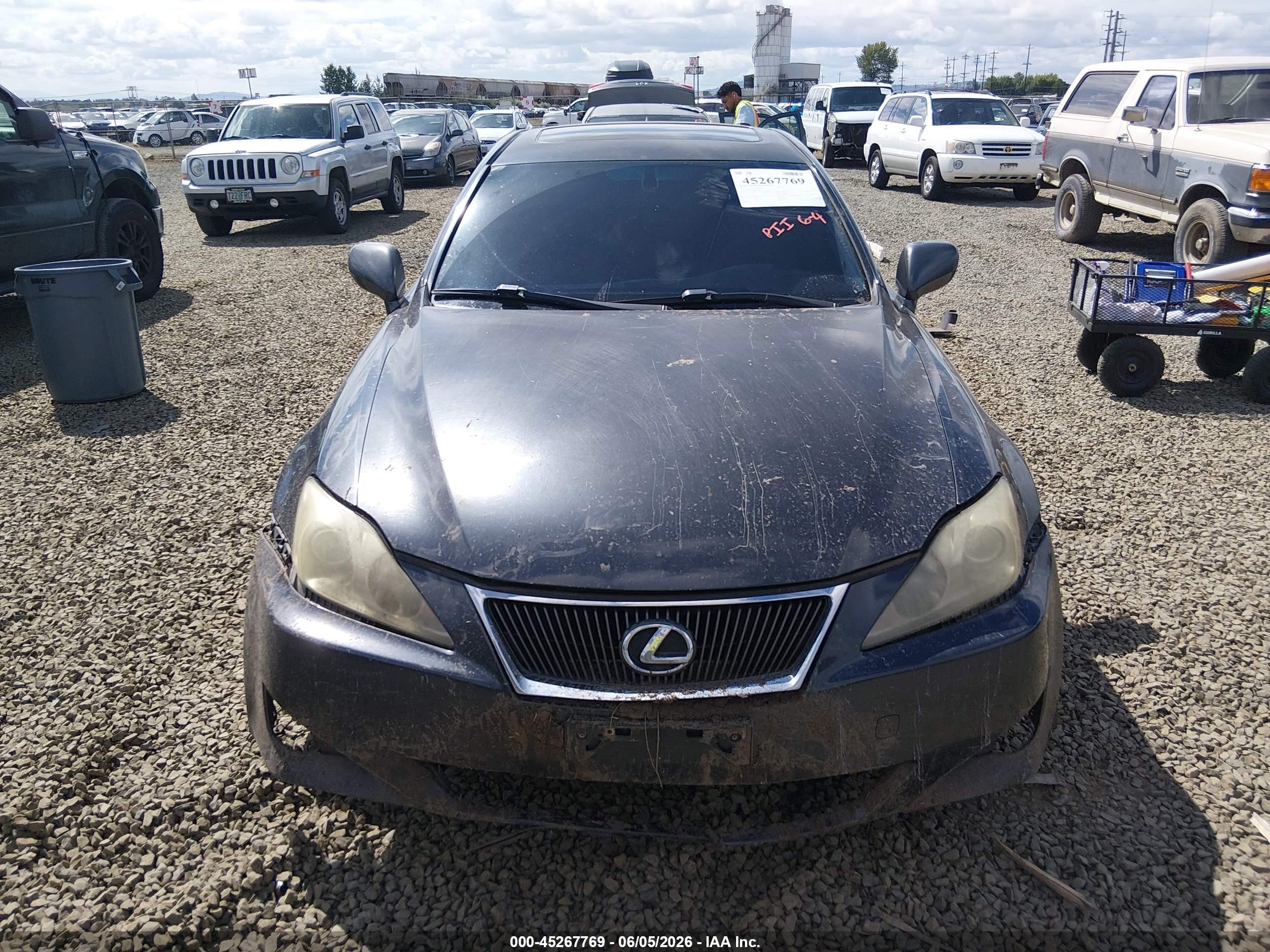 2007 Lexus Is 350   Gray vin: JTHBE262972011199