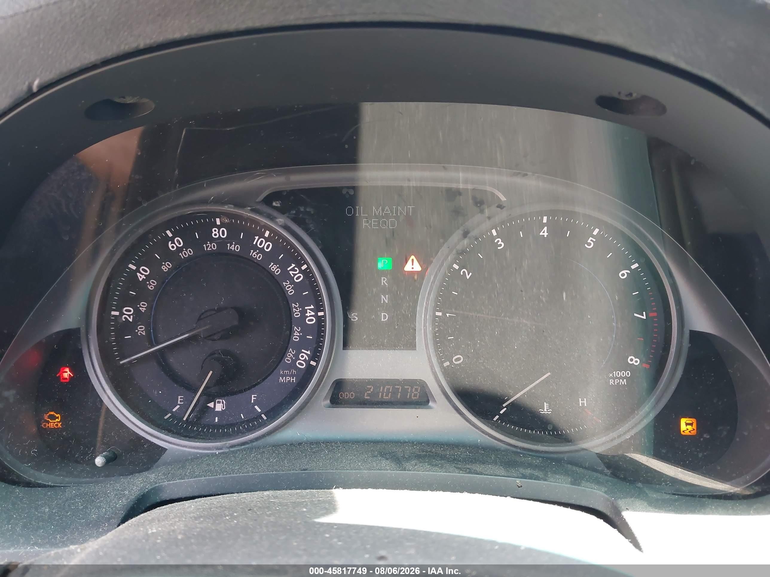 2007 Lexus Is 350   Black vin: JTHBE262975011881