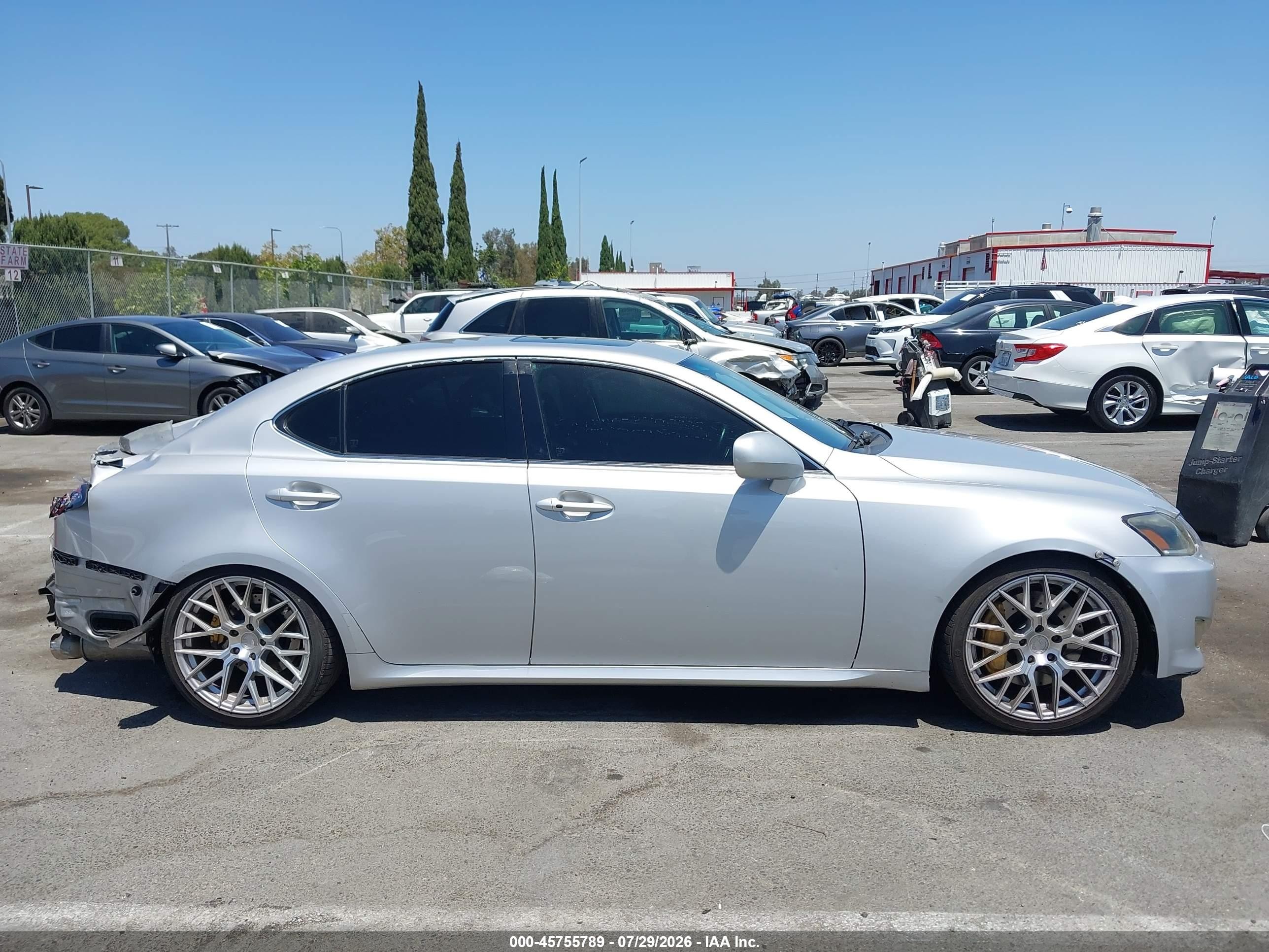 2007 Lexus Is 350   Серебряный vin: JTHBE262975013534